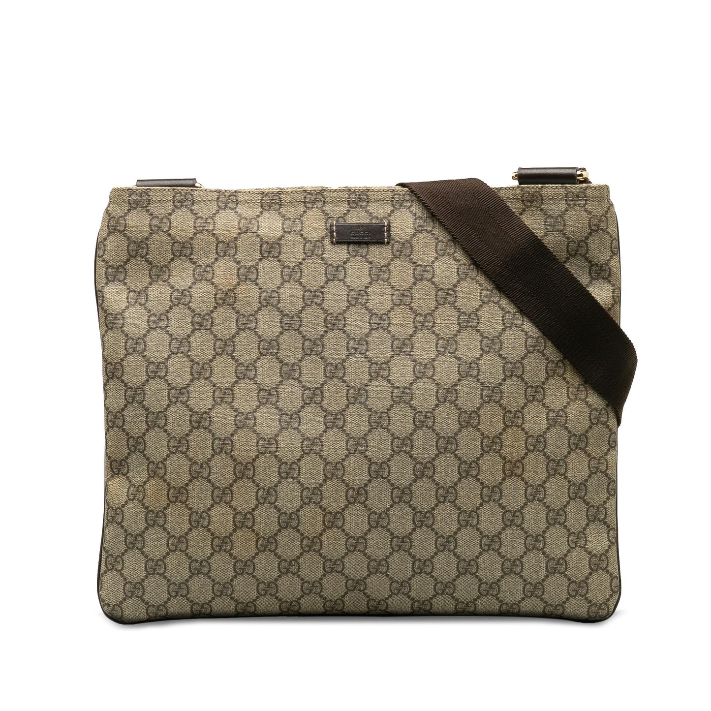Gucci GG Supreme SHG-uomJwa Canvas Brown Crossbody Bag