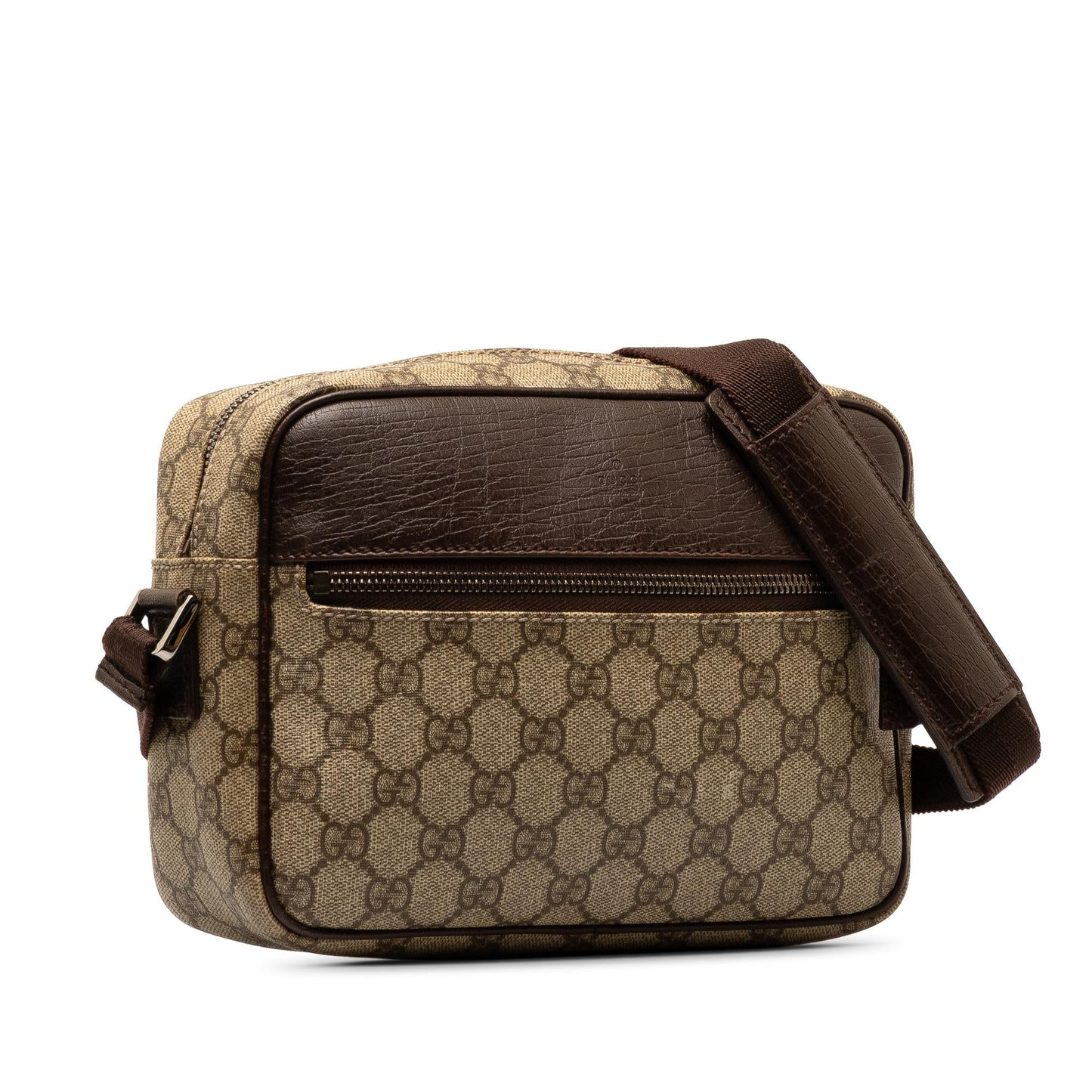 Gucci GG Supreme SHG-V7neYW Canvas Brown Crossbody Bag