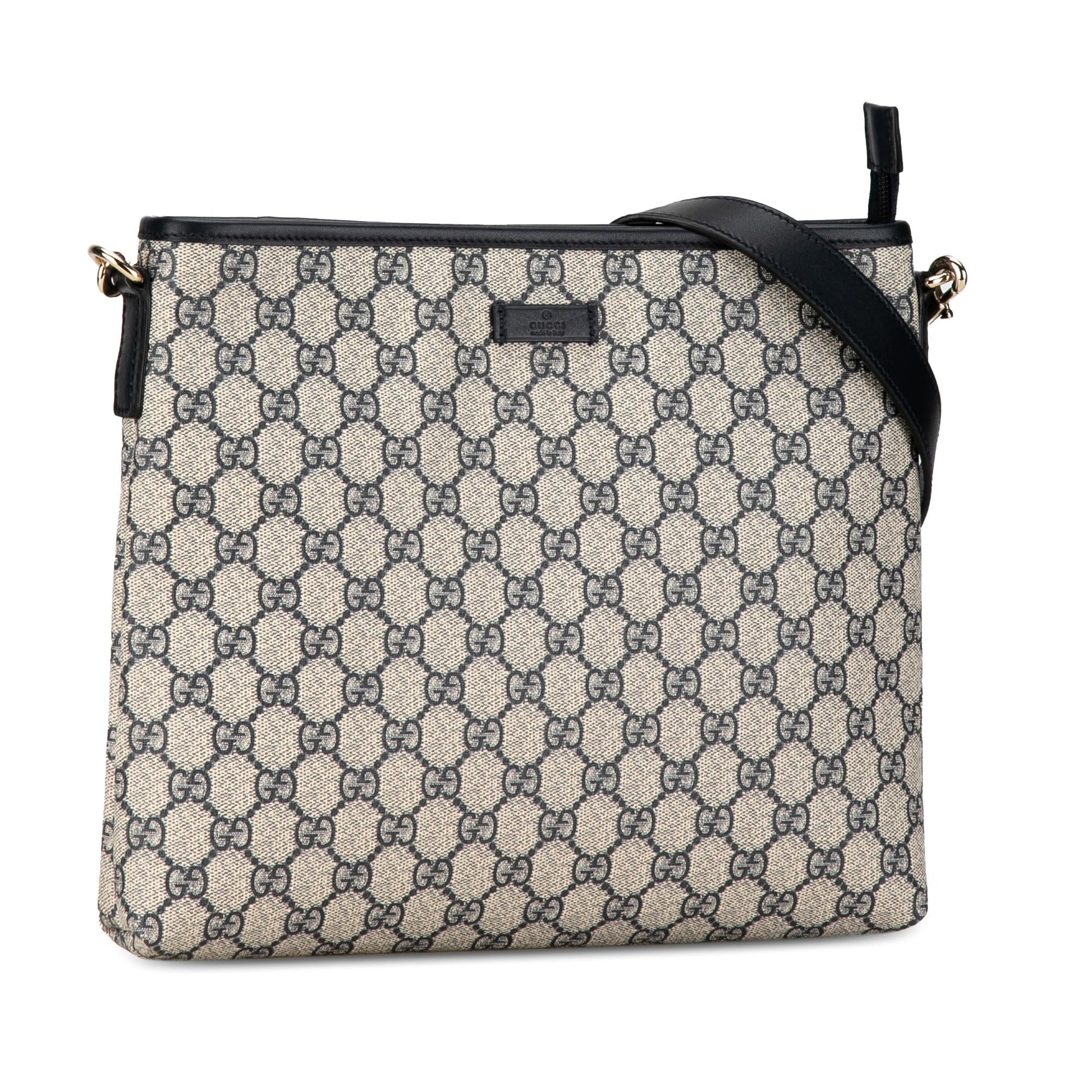 Gucci GG Supreme SHG-cJxOzh Canvas Calf Brown Crossbody Bag