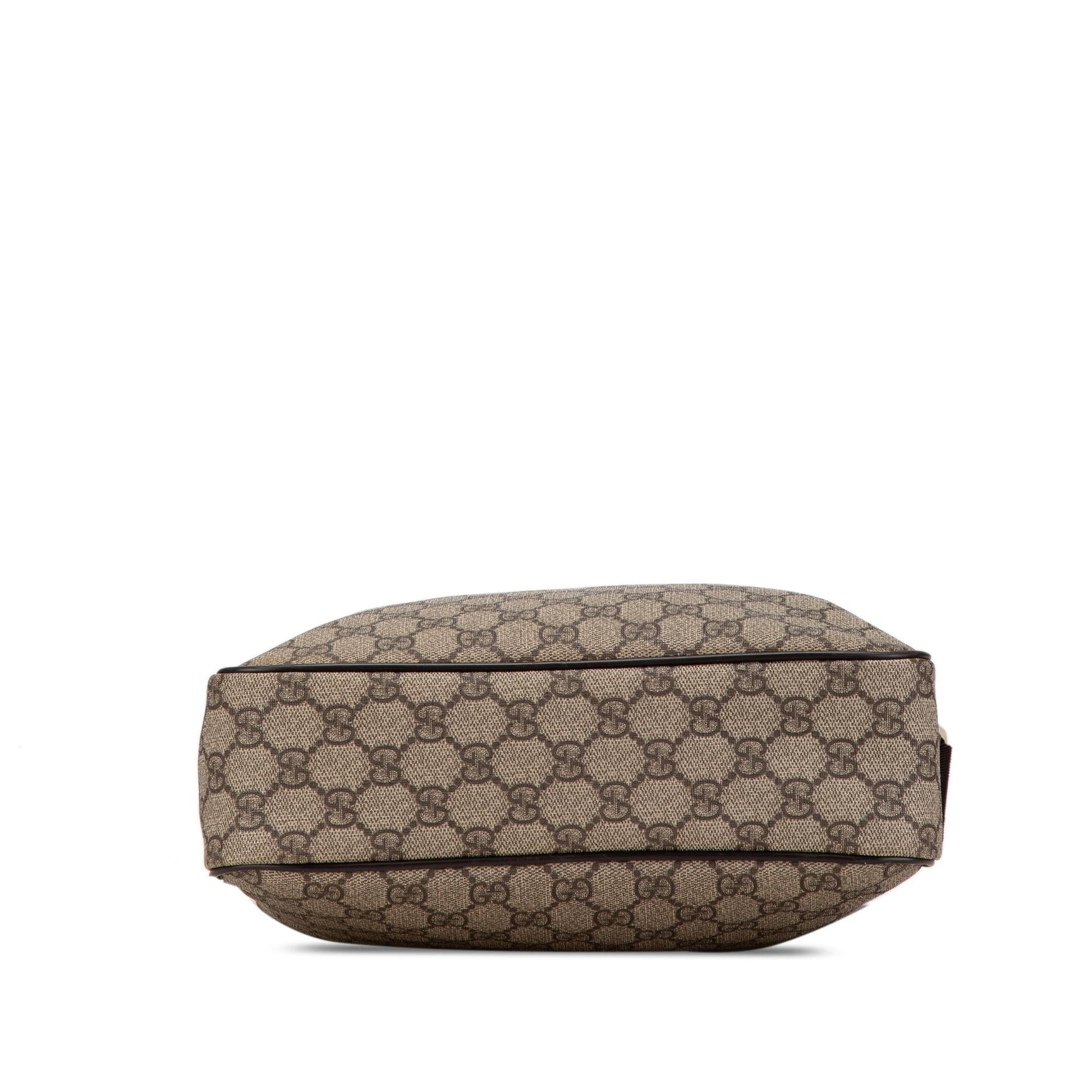 Gucci GG Supreme SHG-d31eDw Canvas Calf Brown Crossbody Bag