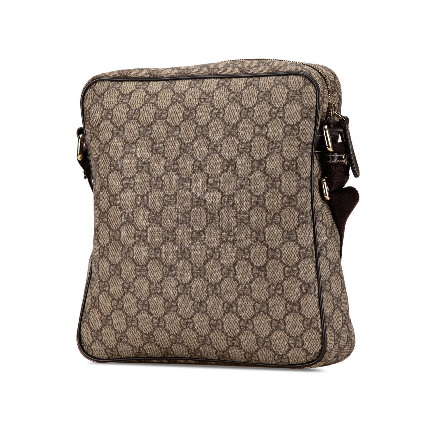 Gucci GG Supreme SHG-d31eDw Canvas Calf Brown Crossbody Bag