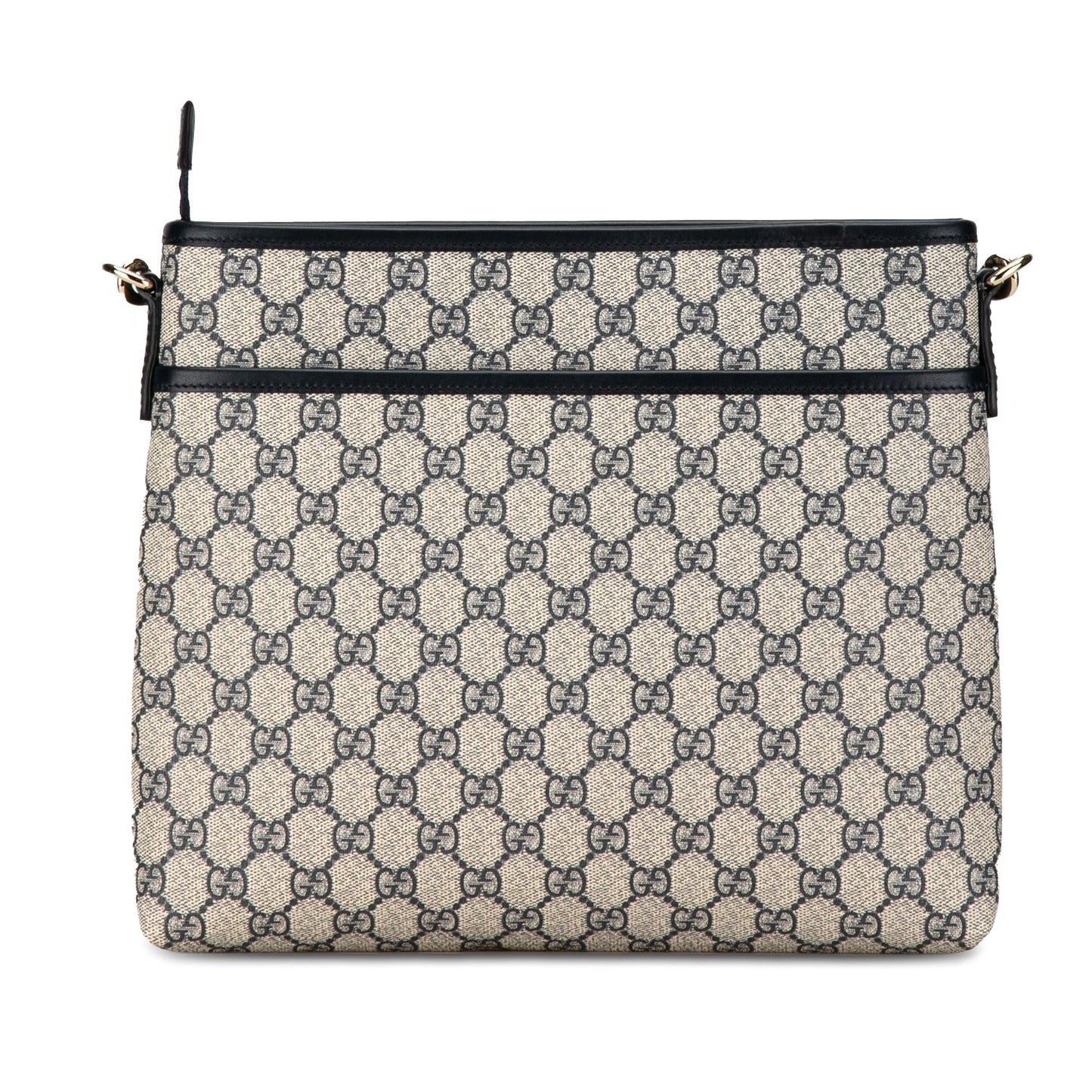 Gucci GG Supreme SHG-q4CPll Canvas Calf Brown Crossbody Bag