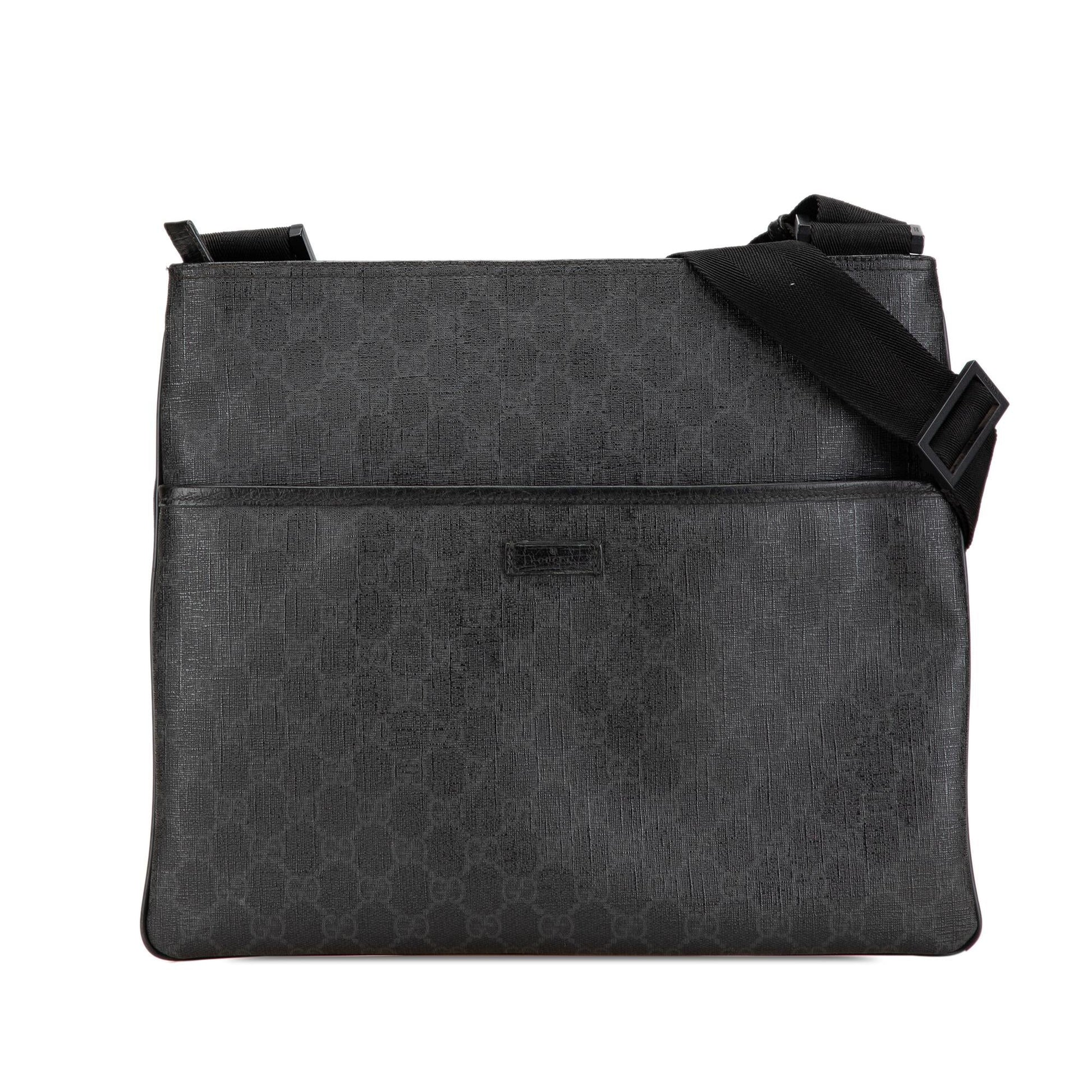 Gucci GG Supreme SHG-zgYyxp Canvas Black Crossbody Bag