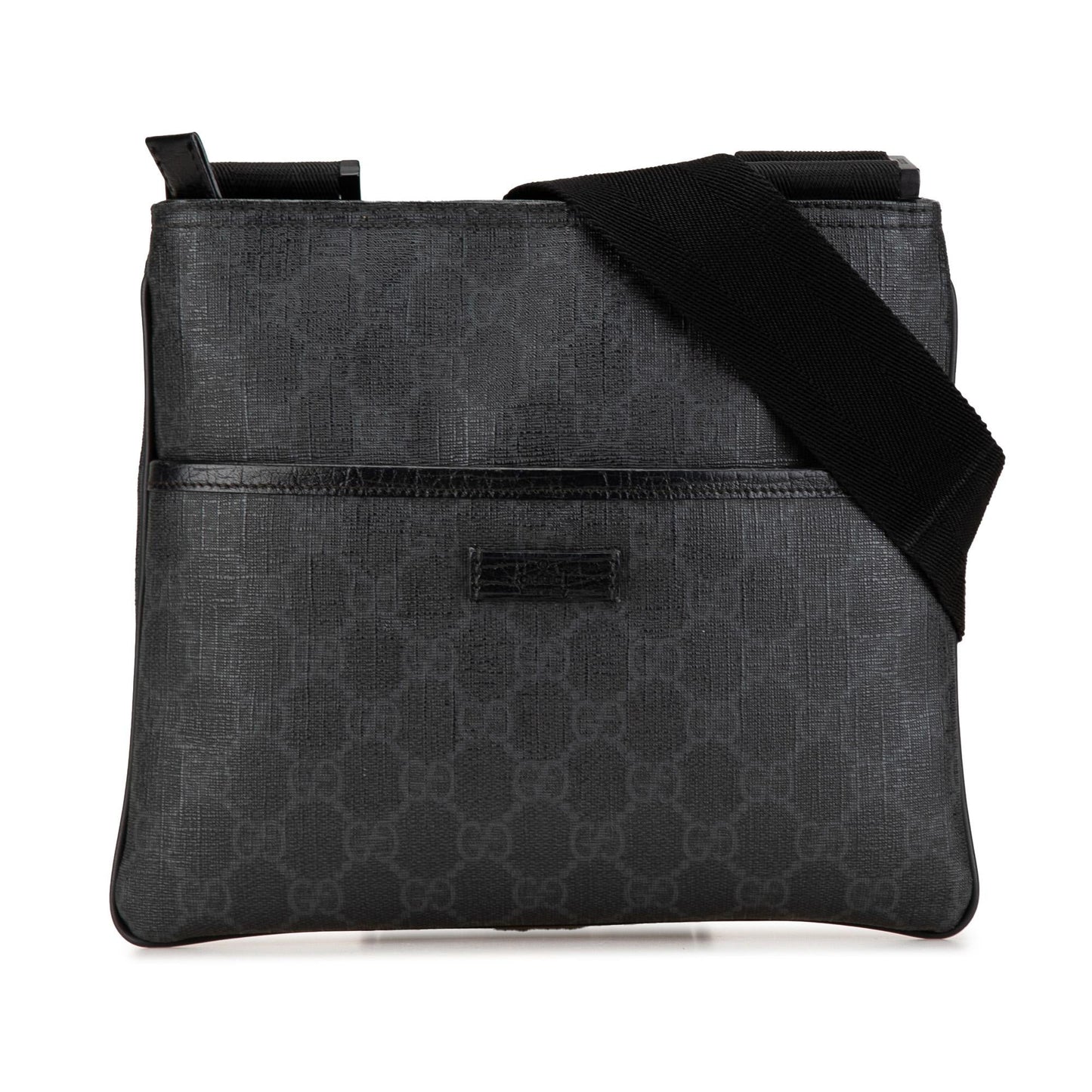 Gucci GG Supreme Canvas Black Crossbody Bag