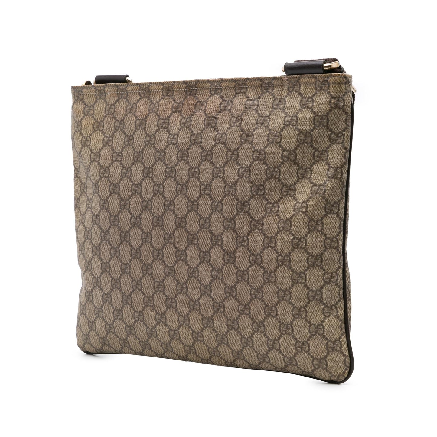 Gucci GG Supreme Canvas Calf Brown Crossbody Bag Crossbody 5