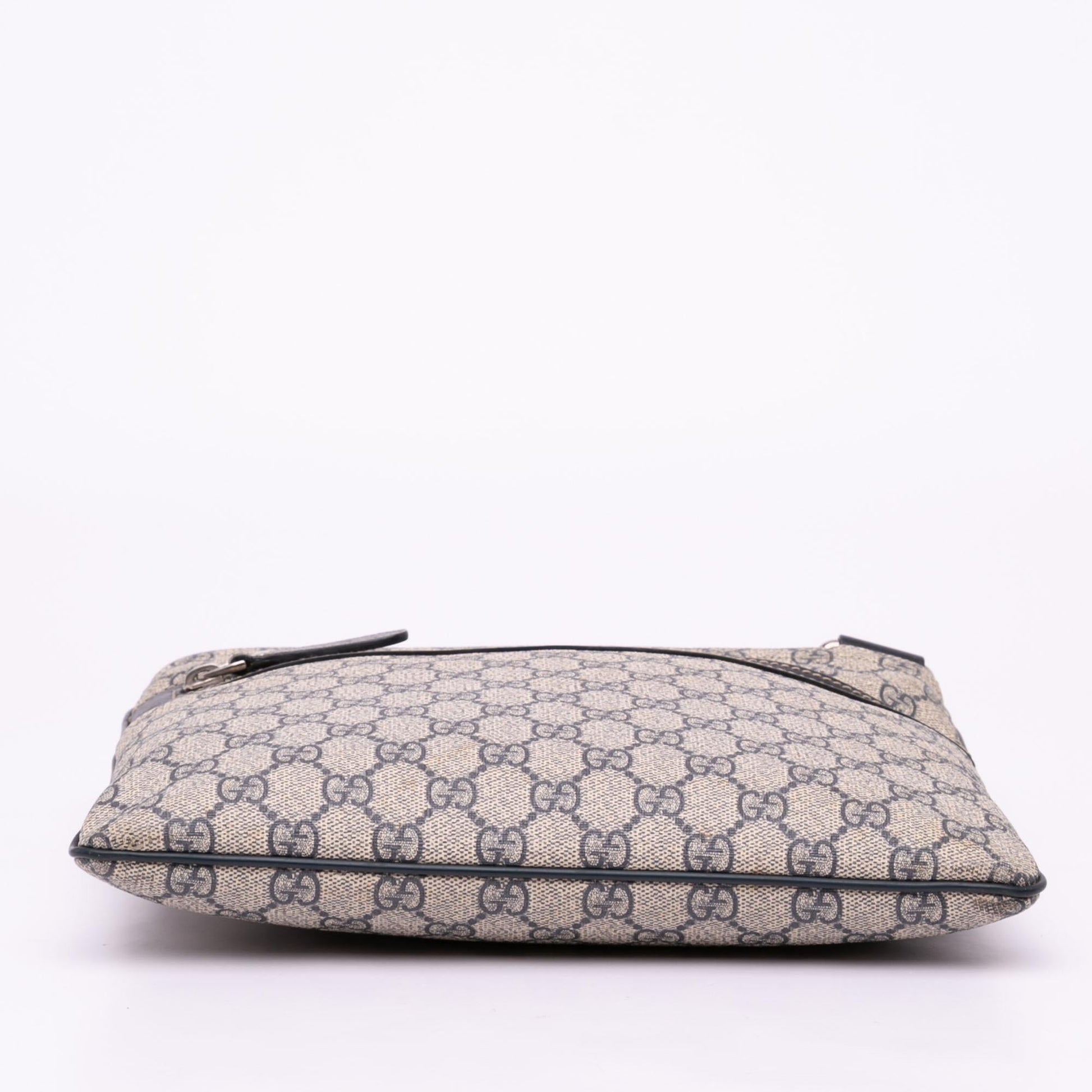Gucci GG Supreme Canvas Calf Brown Crossbody Bag Crossbody 7