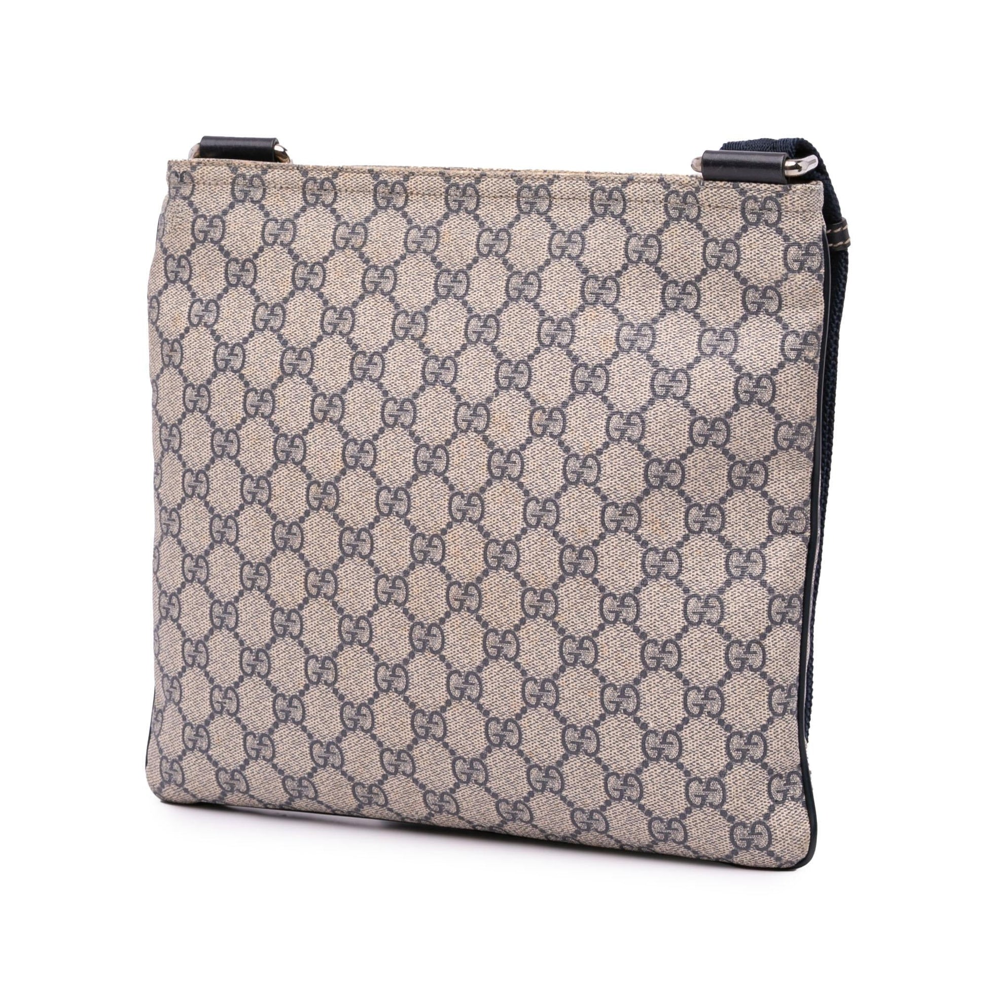 Gucci GG Supreme Canvas Calf Brown Crossbody Bag Crossbody 7