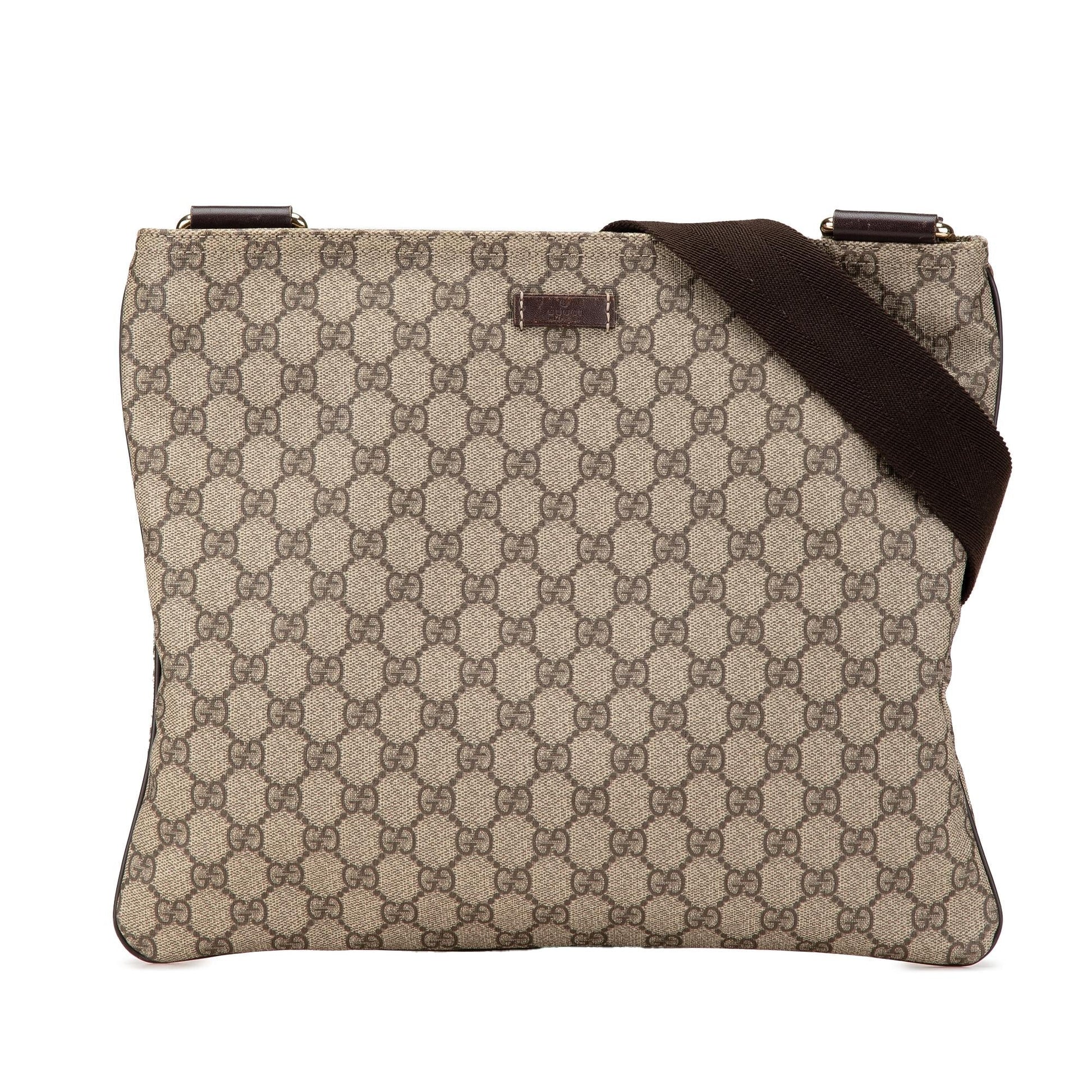 Gucci GG Supreme Canvas Brown Crossbody Bag Crossbody 9