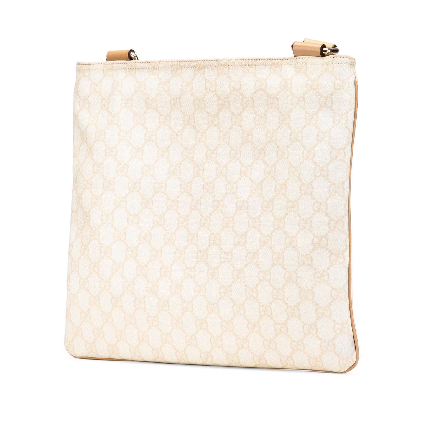 Gucci GG Supreme Canvas White Crossbody Bag