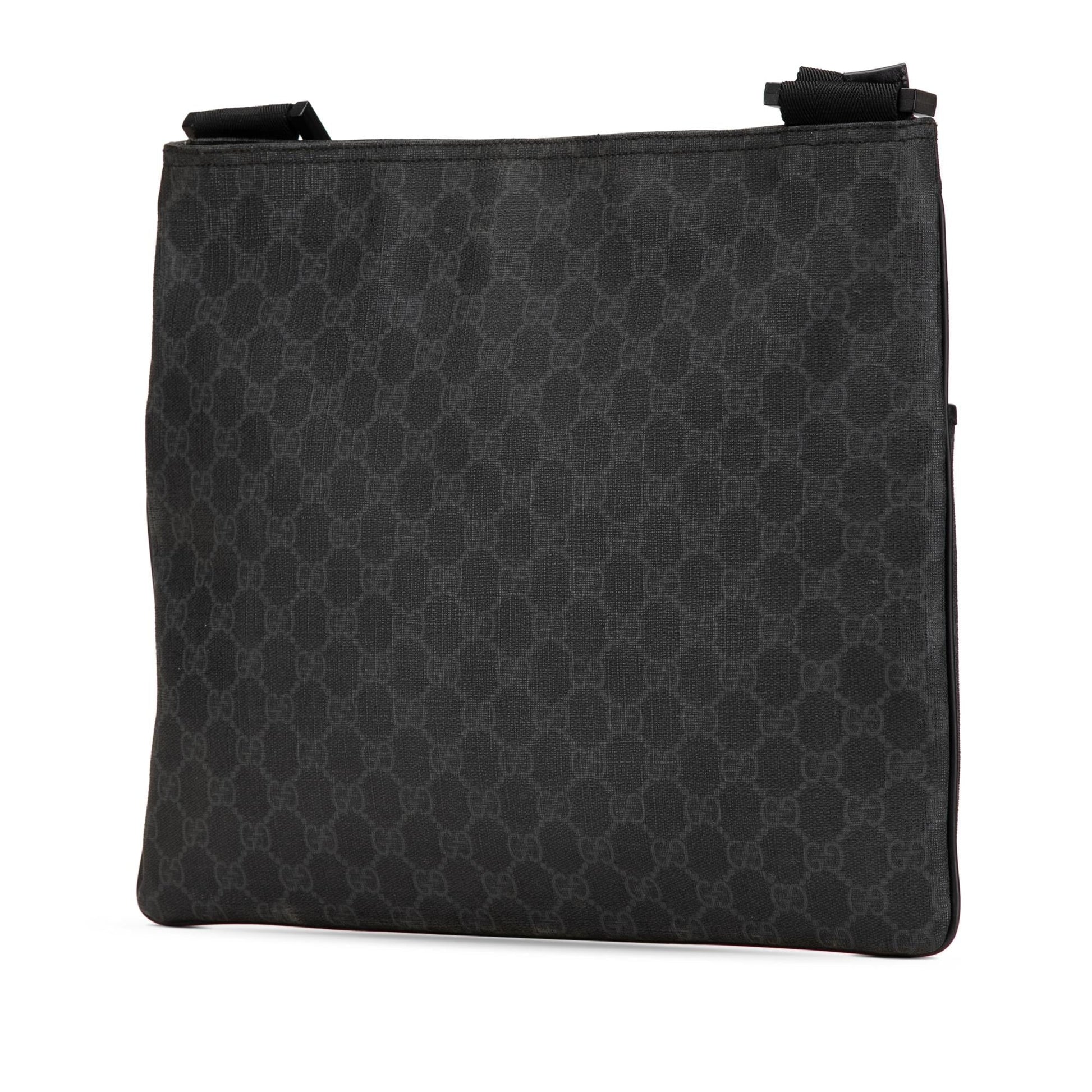 Gucci GG Supreme Canvas Black Crossbody Bag Crossbody 11