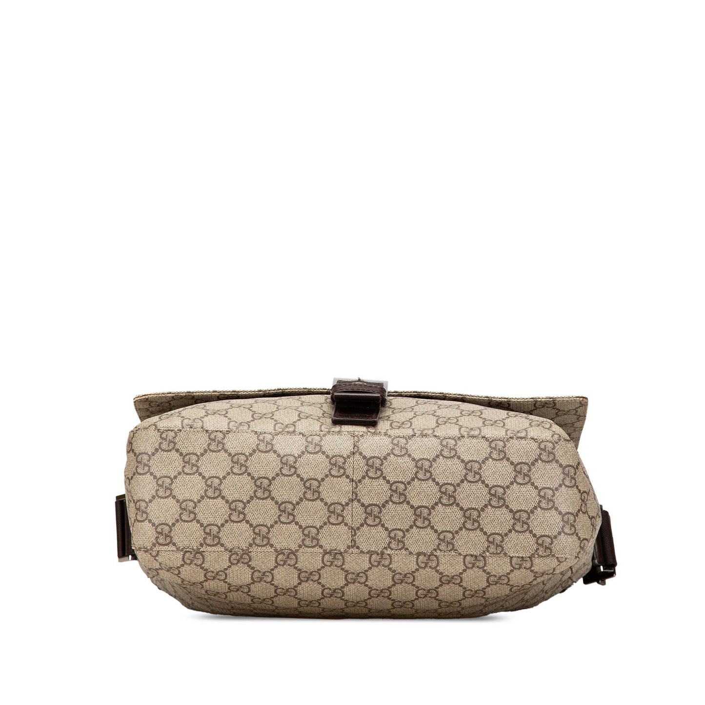 Gucci GG Supreme Canvas Calf Brown Crossbody Bag Crossbody 17