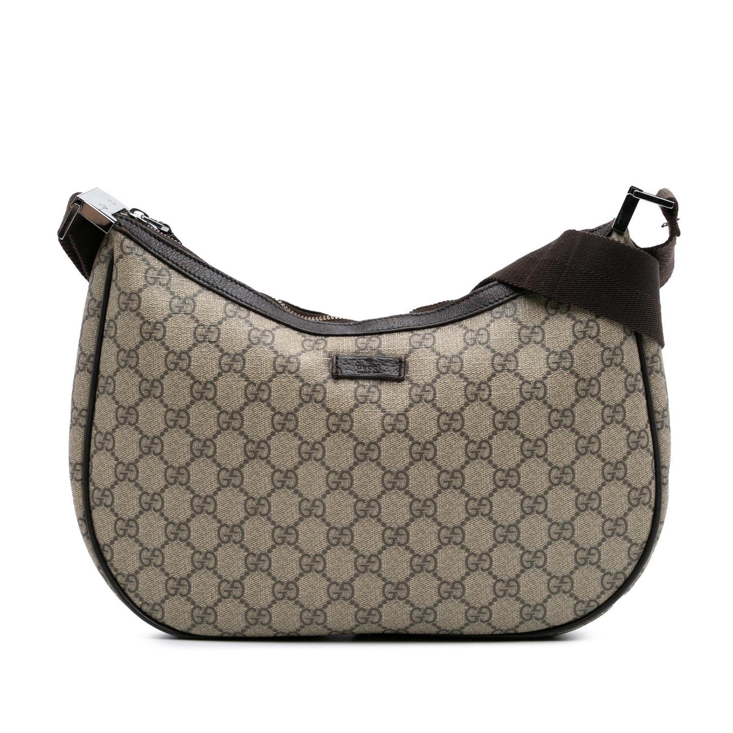 Gucci GG Supreme Canvas Brown Crossbody Bag