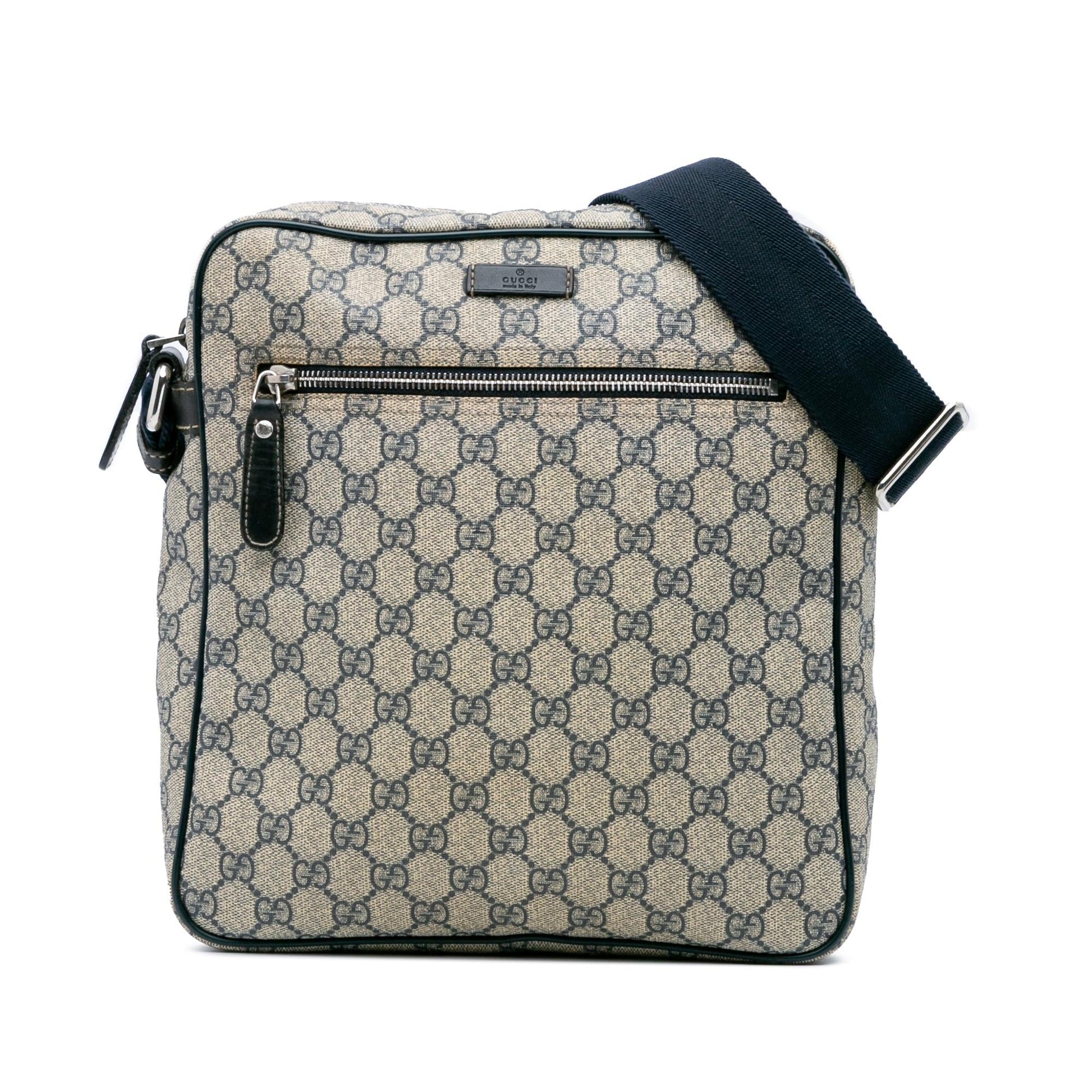 Gucci GG Supreme Canvas Brown Crossbody Bag Crossbody 22