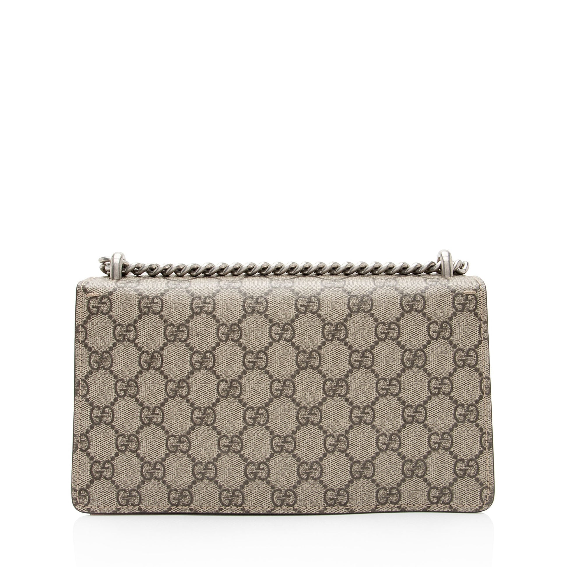 Gucci GG Supreme Crystal Dionysus SHF-ILehqS Canvas Suede Beige Red Crossbody Bag