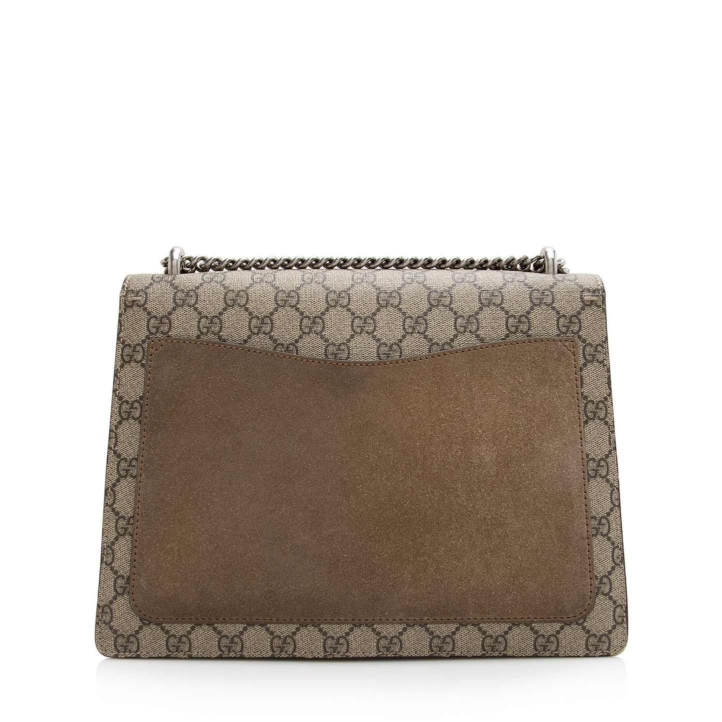 Gucci GG Supreme Dionysus SHF Canvas Suede Brown Beige Shoulder Bag Bag Shf