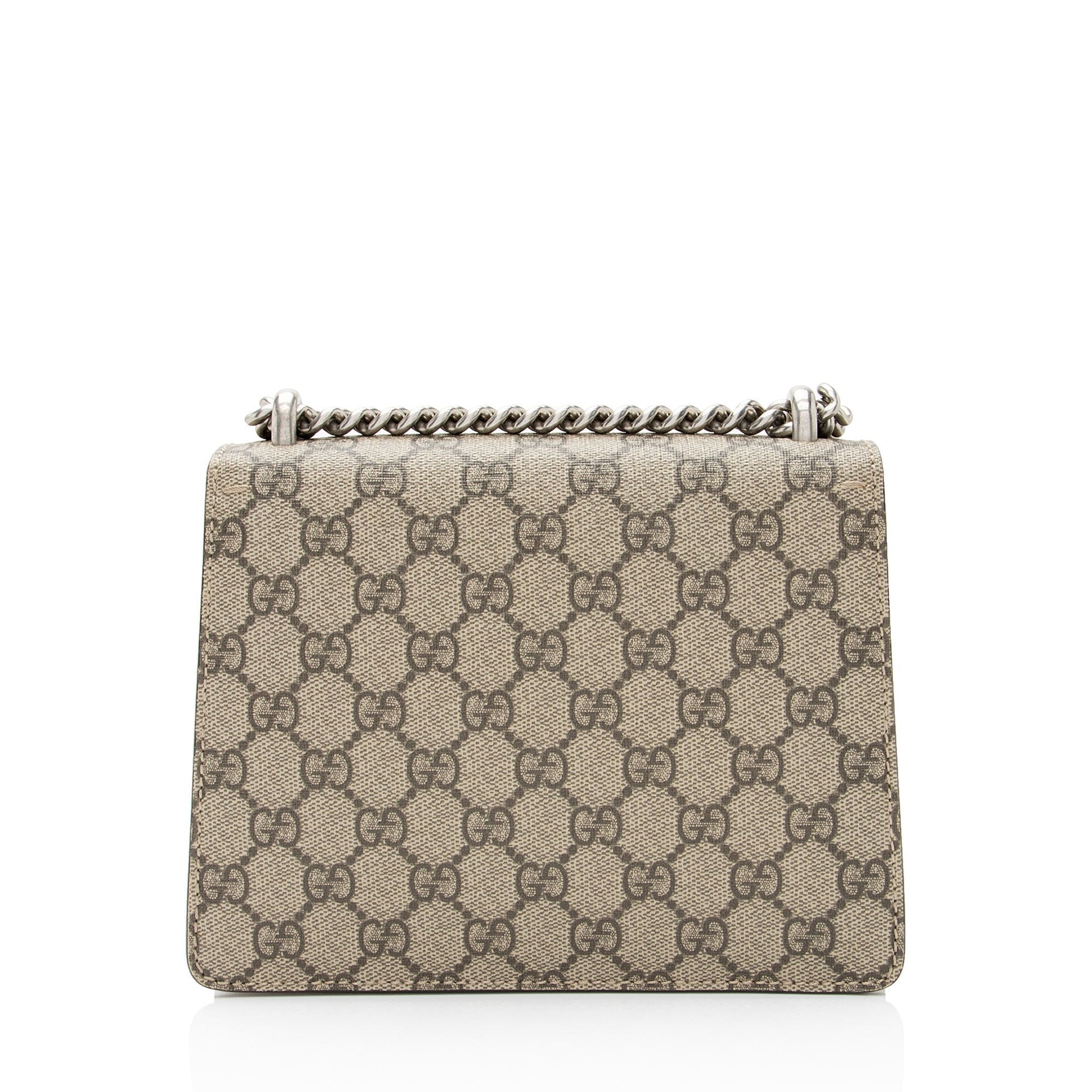 Gucci GG Supreme Dionysus SHF-LmnpfL Canvas Suede Beige Mini Crossbody Bag