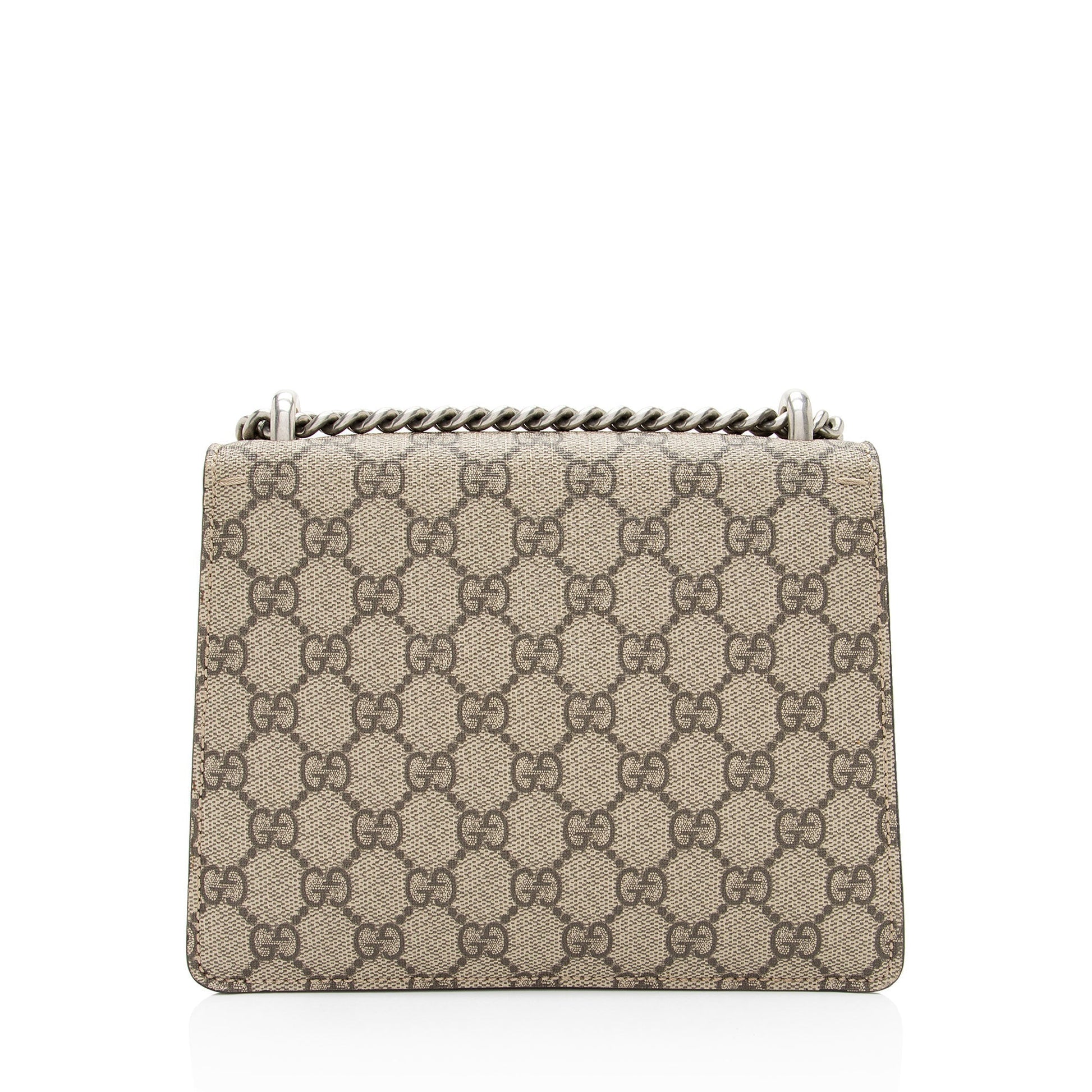 Gucci GG Supreme Dionysus SHF-iQtgdt Canvas Suede Brown Beige Crossbody Bag