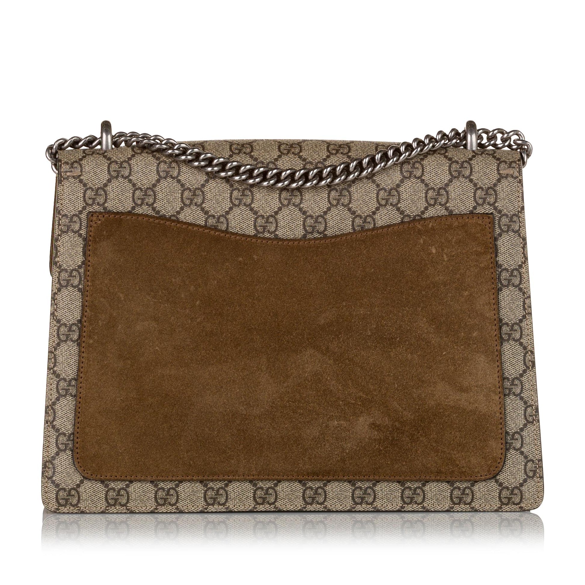 Gucci GG Supreme Dionysus SHG Canvas Brown Shoulder Bag