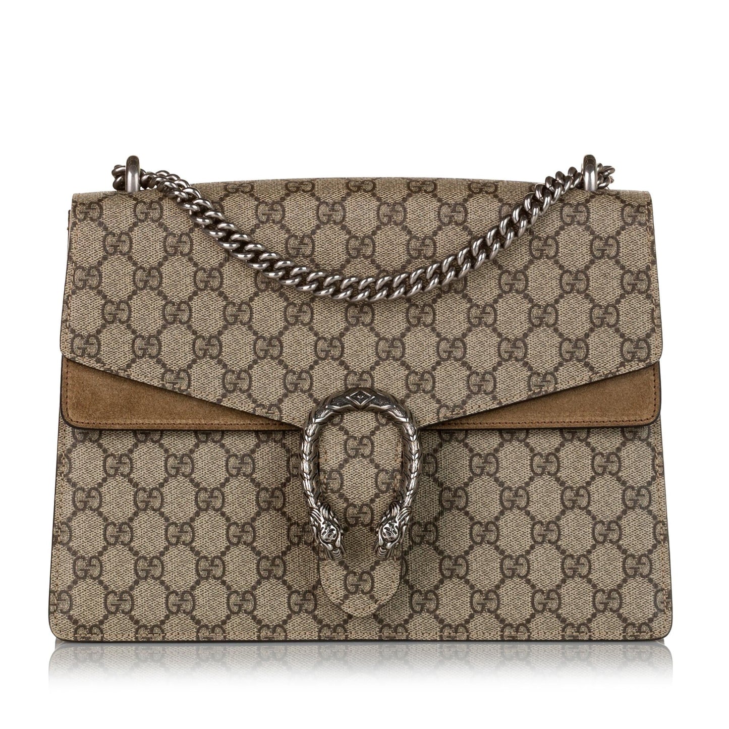 Gucci GG Supreme Dionysus SHG Canvas Brown Shoulder Bag
