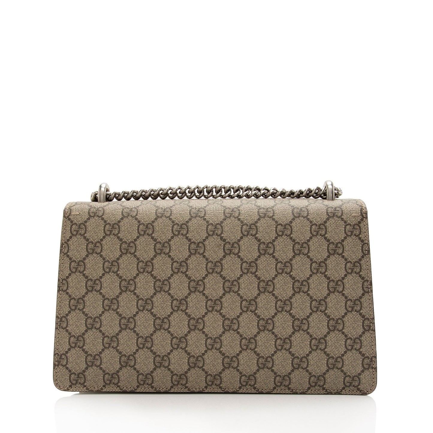Gucci GG Supreme Dionysus SHF-C f7C Canvas Suede Beige Small Shoulder Bag