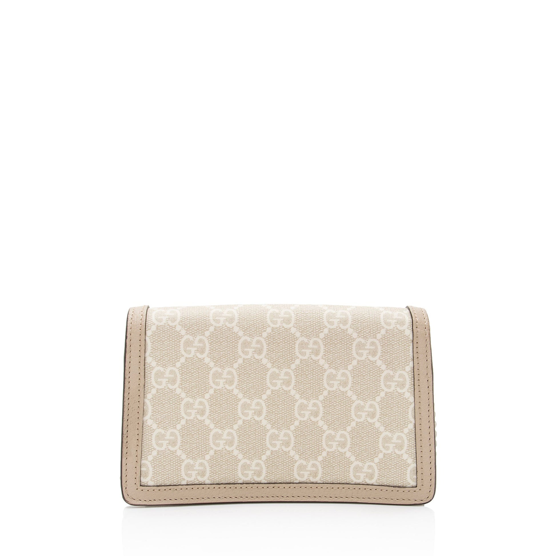 Gucci GG Supreme Dionysus Super SHF-keW88s Leather Canvas Beige Mini Crossbody Bag
