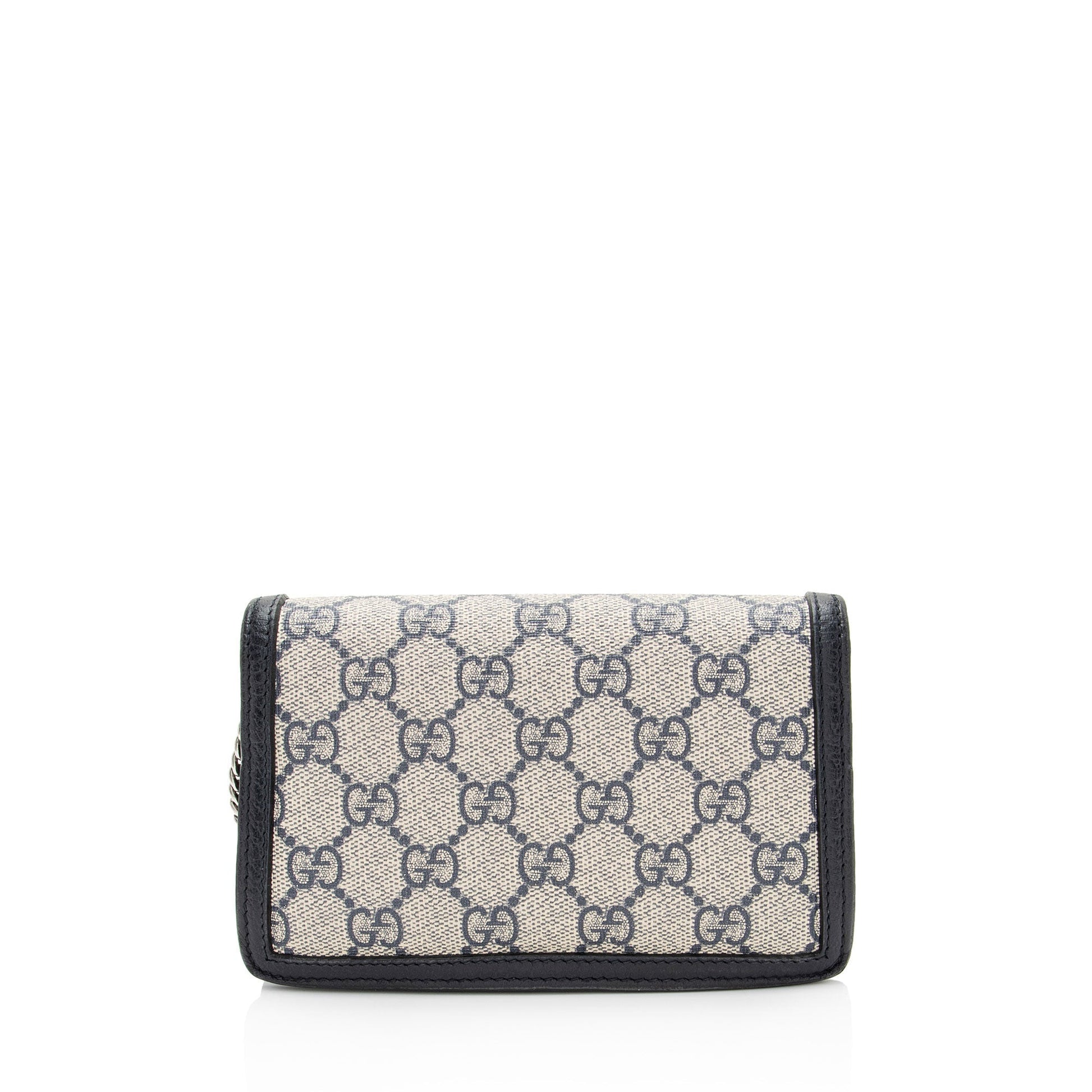 Gucci GG Supreme Dionysus Super Leather Canvas Beige Blue Crossbody Bag