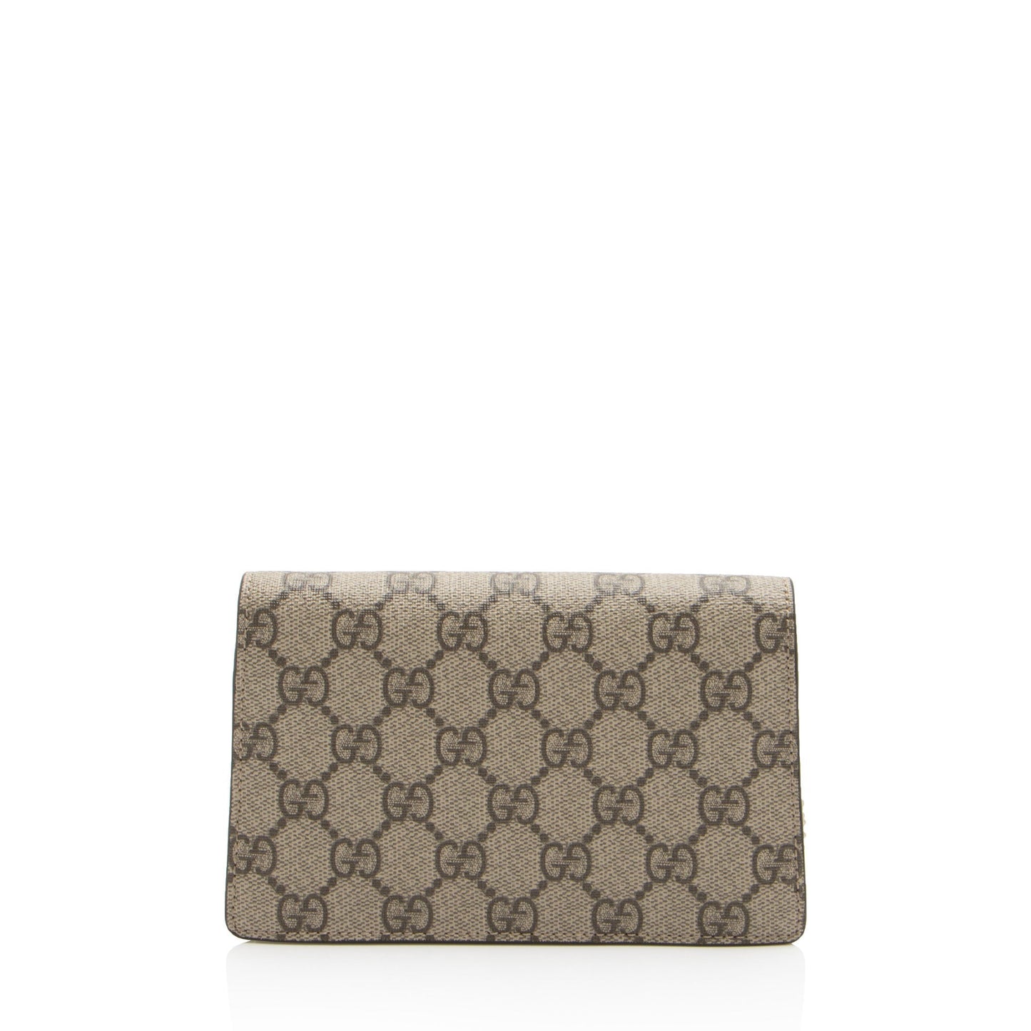 Gucci GG Supreme Dionysus Super SHF-rUbeWw Leather Canvas Brown Beige Crossbody Bag