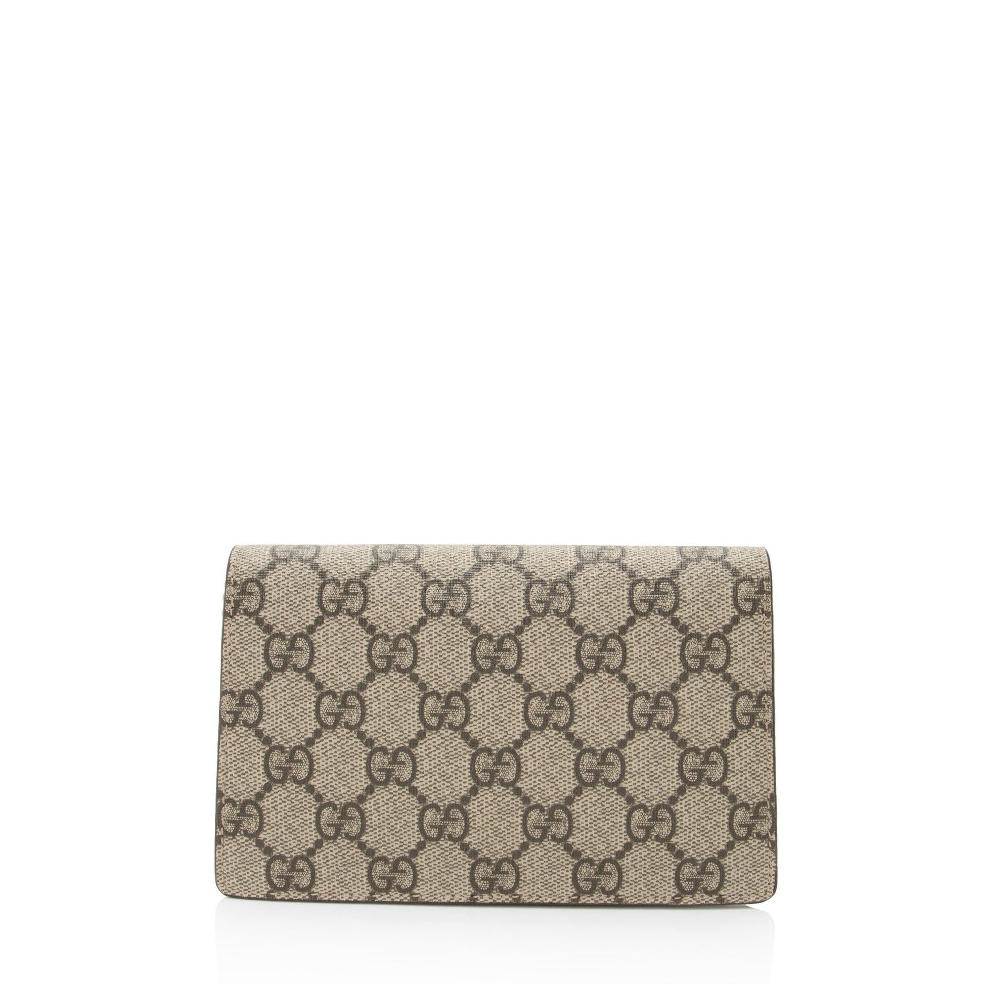Gucci GG Supreme Dionysus Super SHF-54nmTr Canvas Suede Brown Mini Crossbody Bag