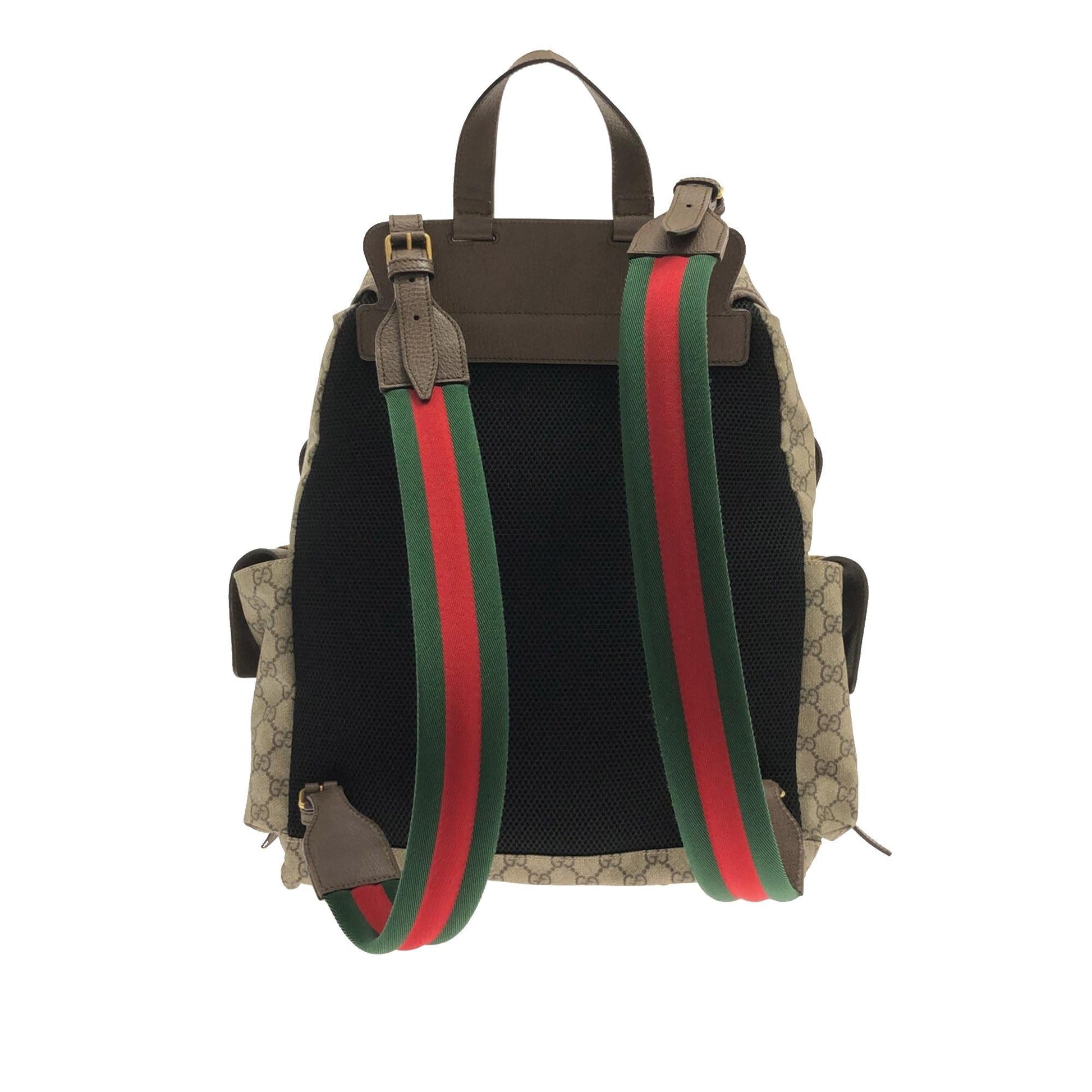 Gucci GG Supreme Donald Duck Soft Canvas Brown Backpack