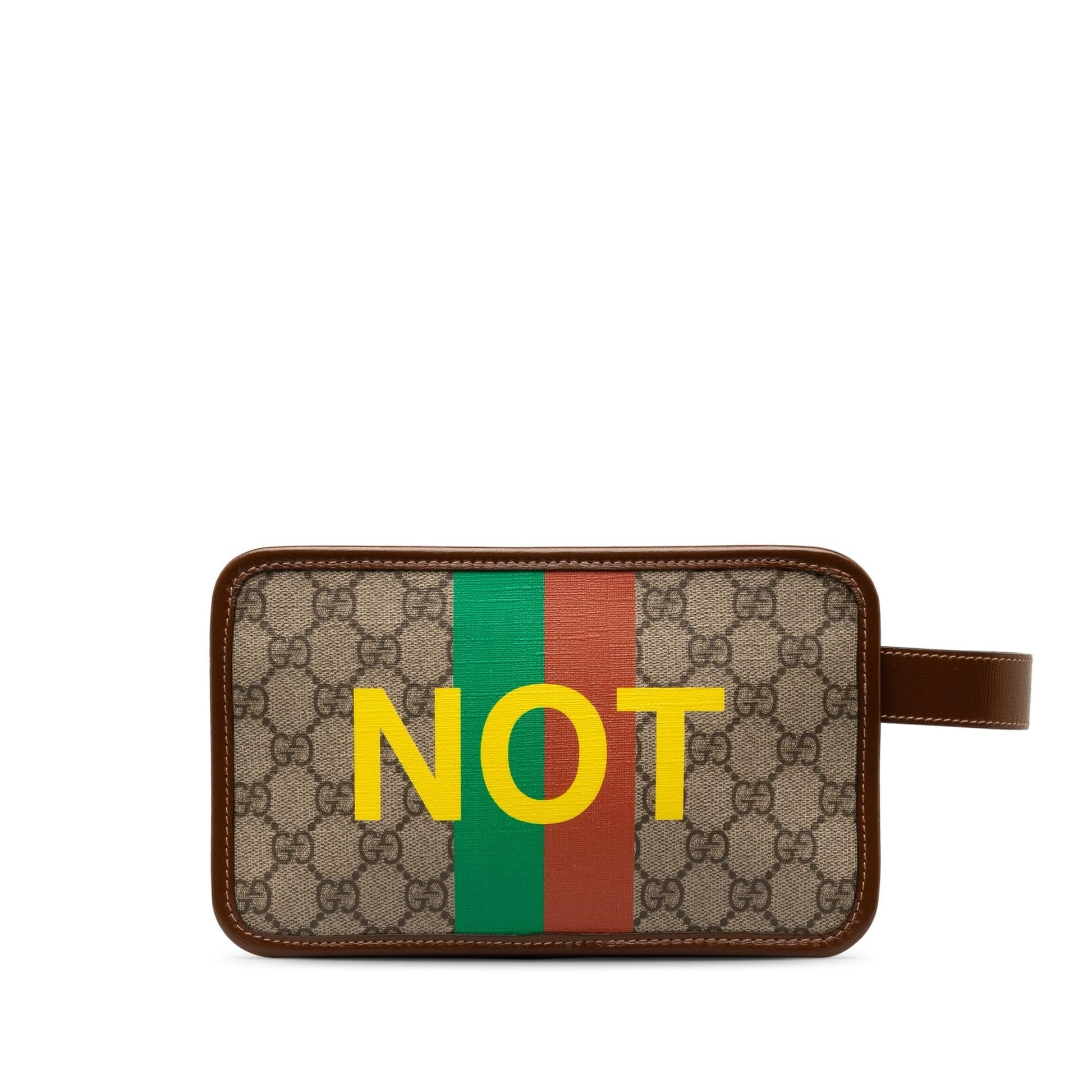 Gucci Supreme Fake Not Cosmetic Pouch Shg 01Esex Clutch Bag