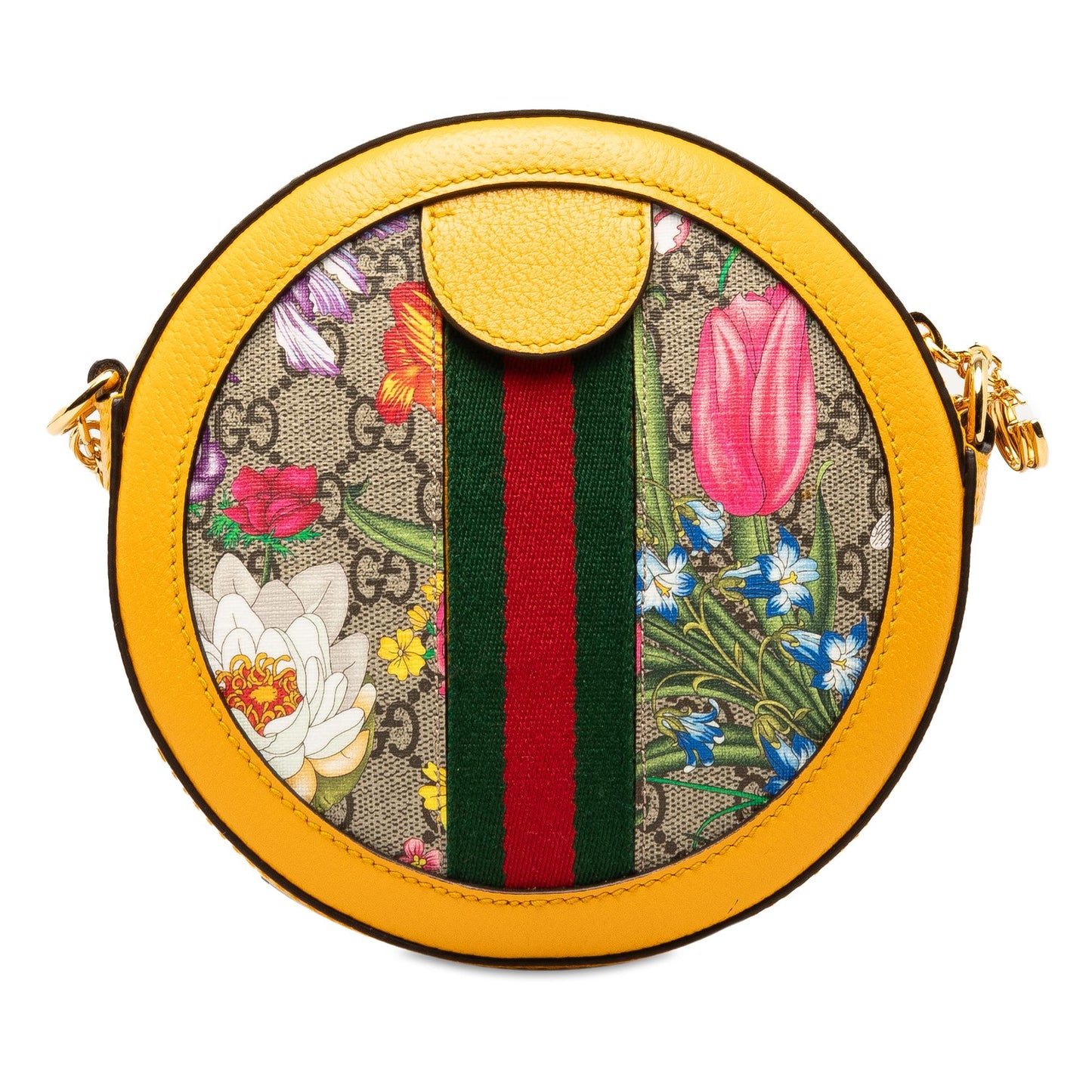 Gucci Supreme Flora Ophidia Round Crossbody Shg Tzo2Pj Crossbody Bag