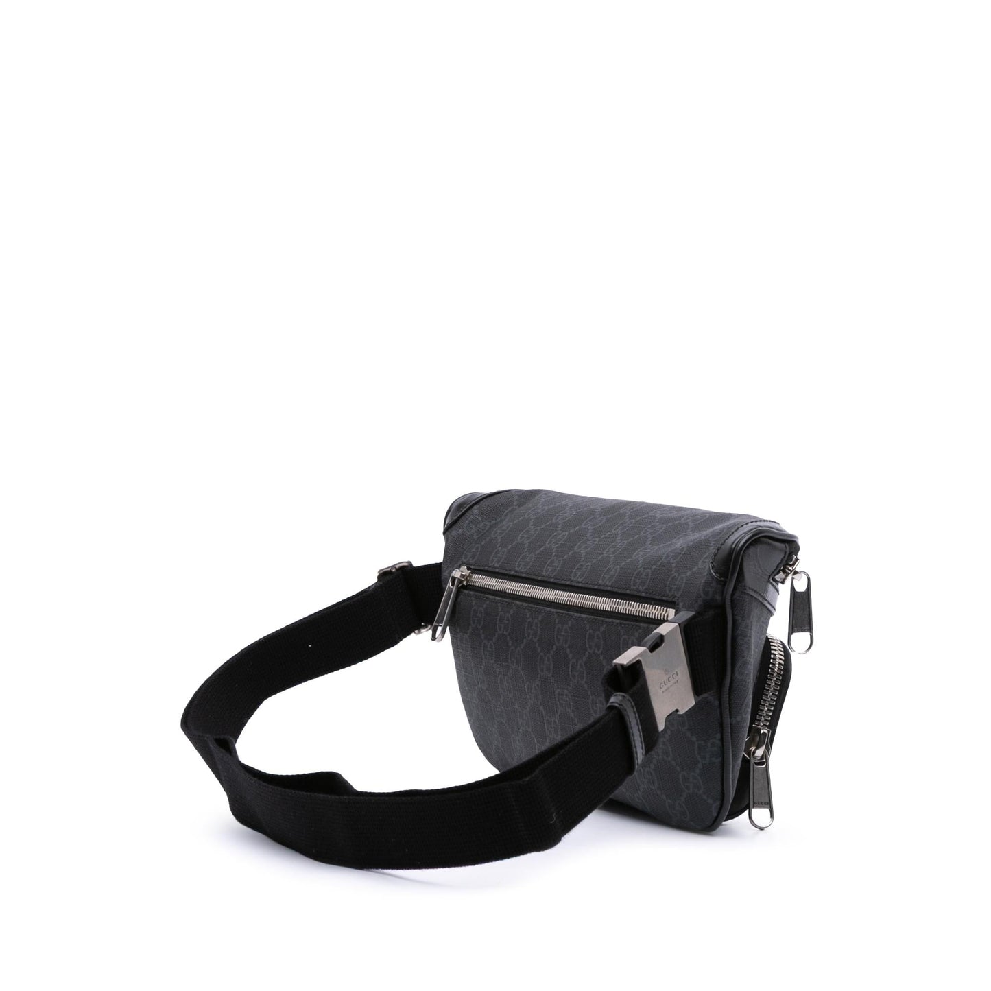 Gucci GG Supreme Interlocking G Belt Canvas Brown Accessory