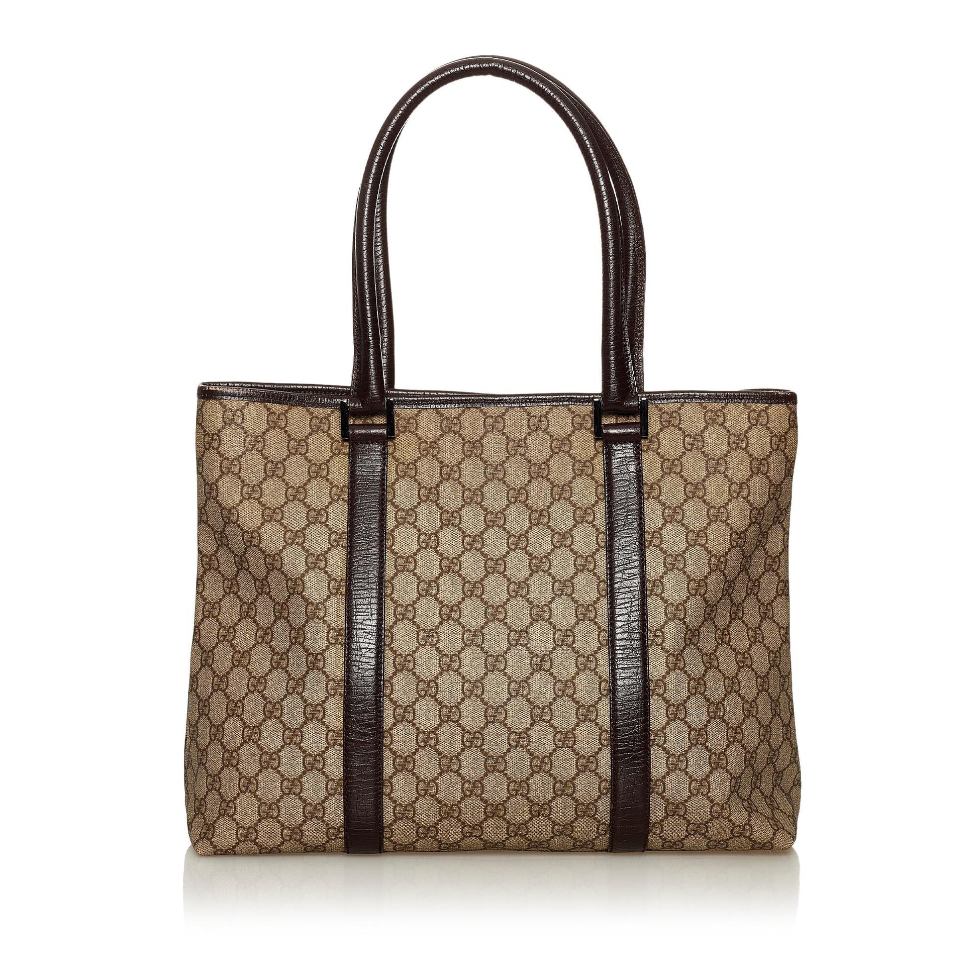 Gucci GG Supreme Joy SHG Canvas Black Grey Tote Bag