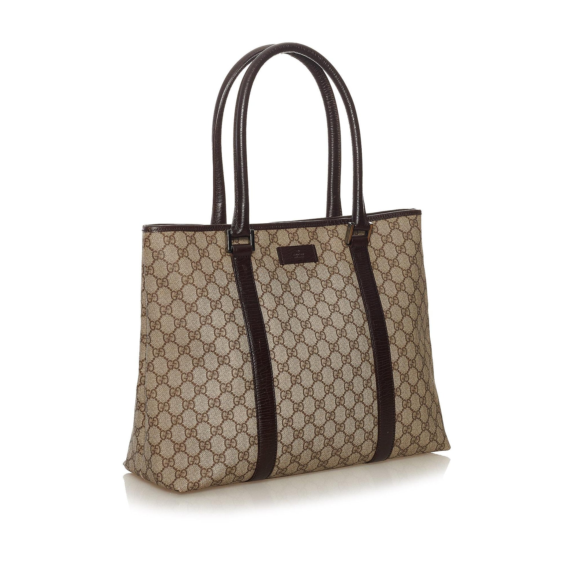 Gucci GG Supreme Joy SHG Brown Tote Bag
