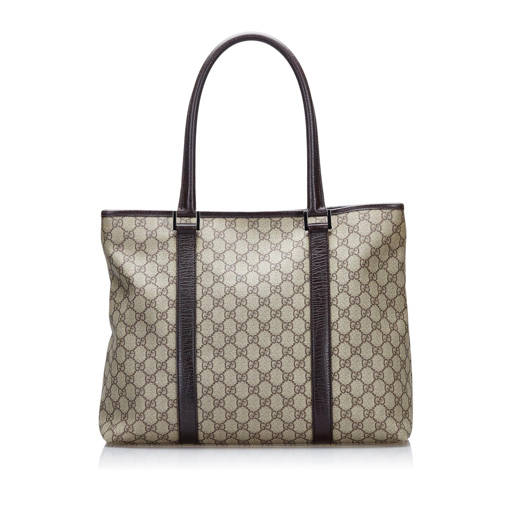 Gucci GG Supreme Joy SHG Canvas Brown Tote Bag 6