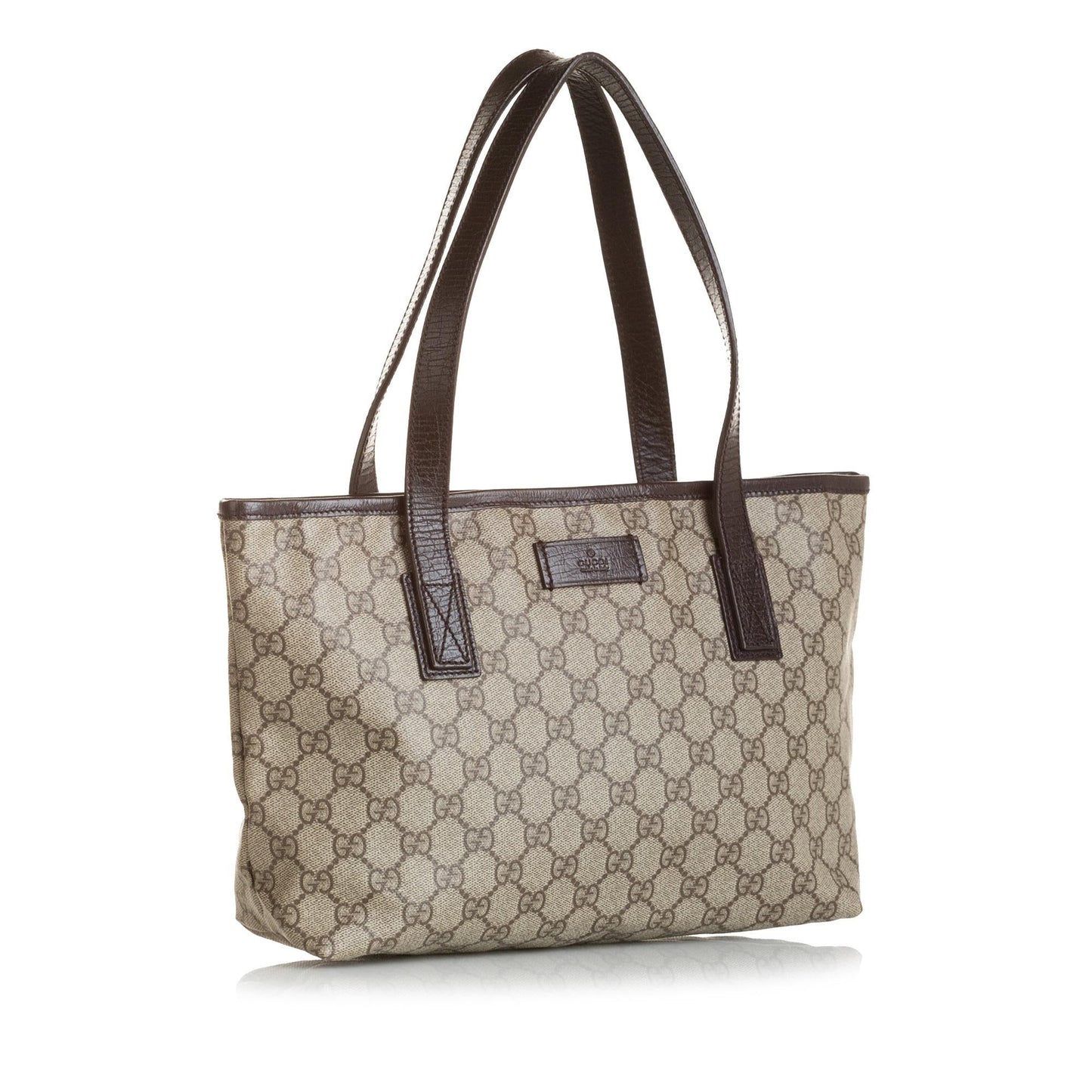 Gucci GG Supreme Joy SHG Canvas Brown Small Tote Bag