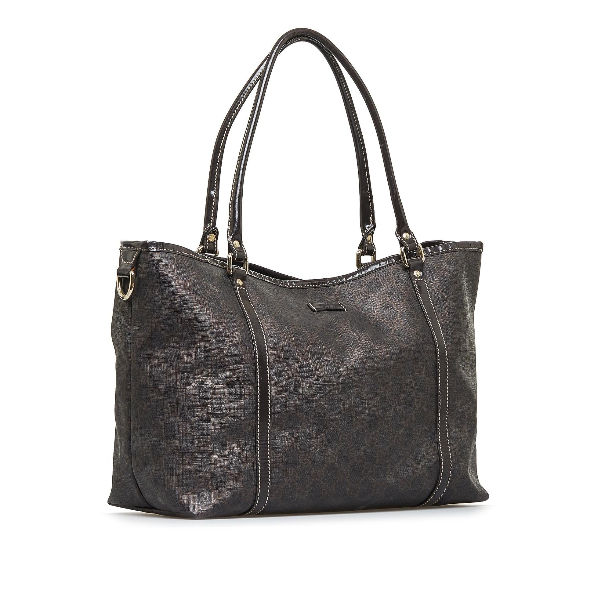 Gucci GG Supreme Joy SHG-ZND3Ma Canvas Brown Tote Bag