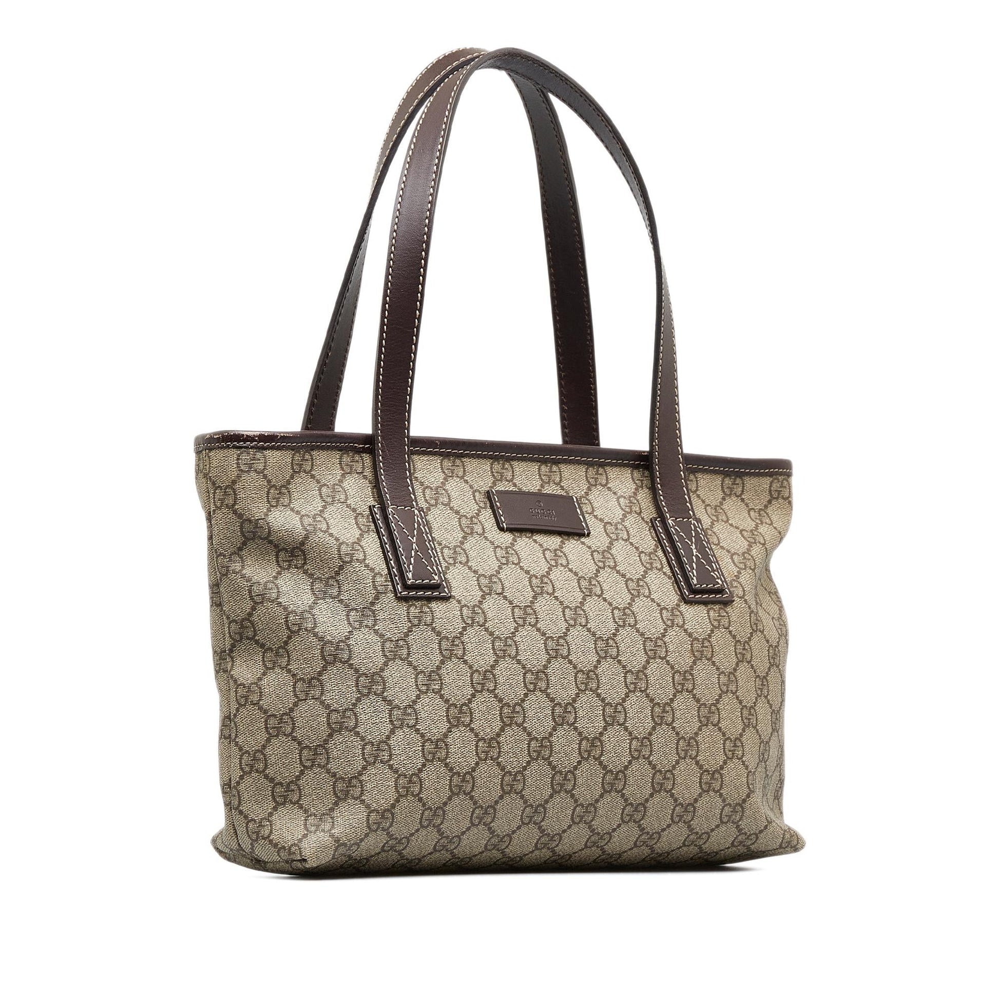 Gucci GG Supreme Joy SHG-ddX0Ja Canvas Brown Tote Bag
