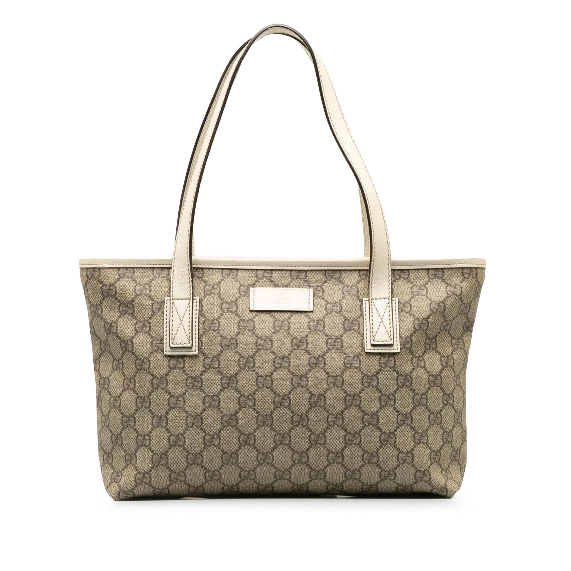 Gucci GG Supreme Joy SHG-Pukbp6 Canvas Calf Brown Tote Bag