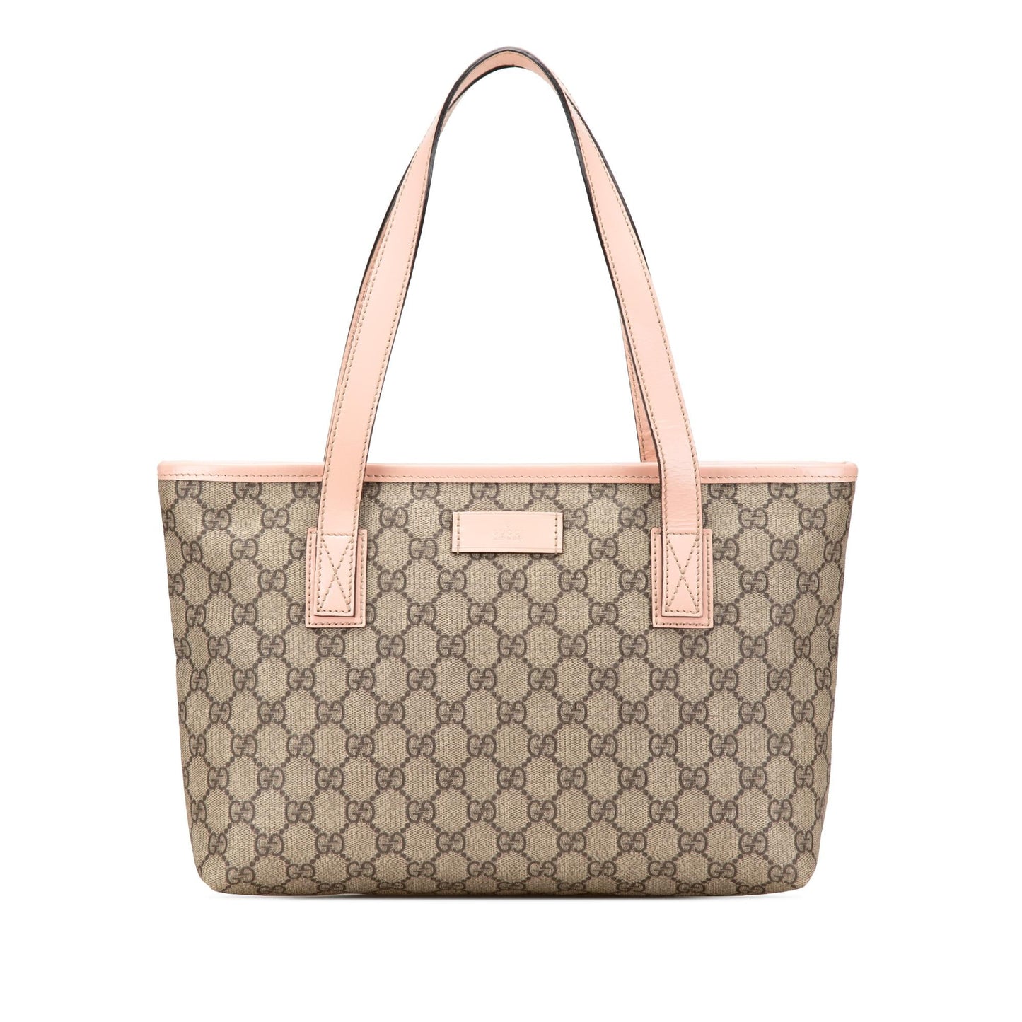 Gucci GG Supreme Joy Canvas Calf Brown Tote Bag