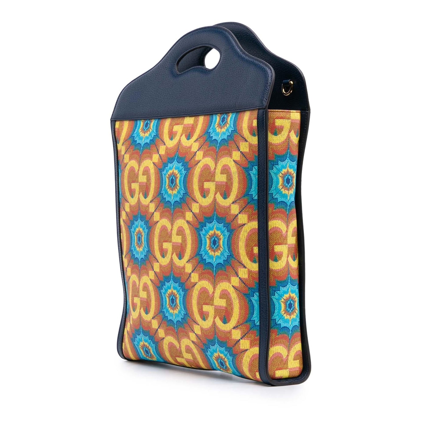 Gucci GG Supreme Kaleidoscope Canvas Blue Tote Bag Tote 1