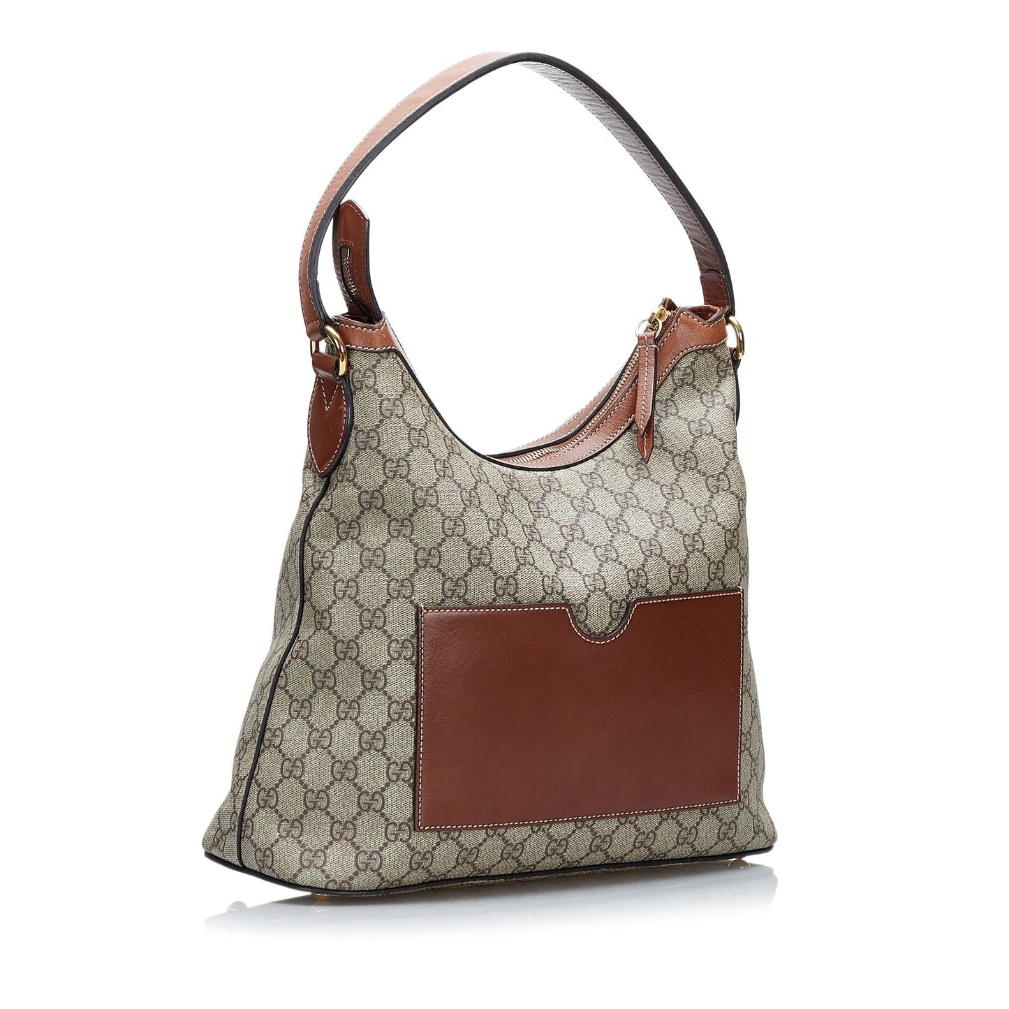 Gucci GG Supreme Linea A SHG-mThBcA Canvas Calf Brown Shoulder Bag