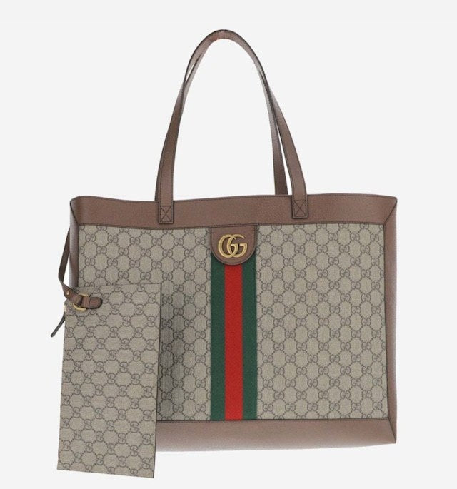 Gucci GG SUPREME SOFT OPHIDIA Medium Tote Bag