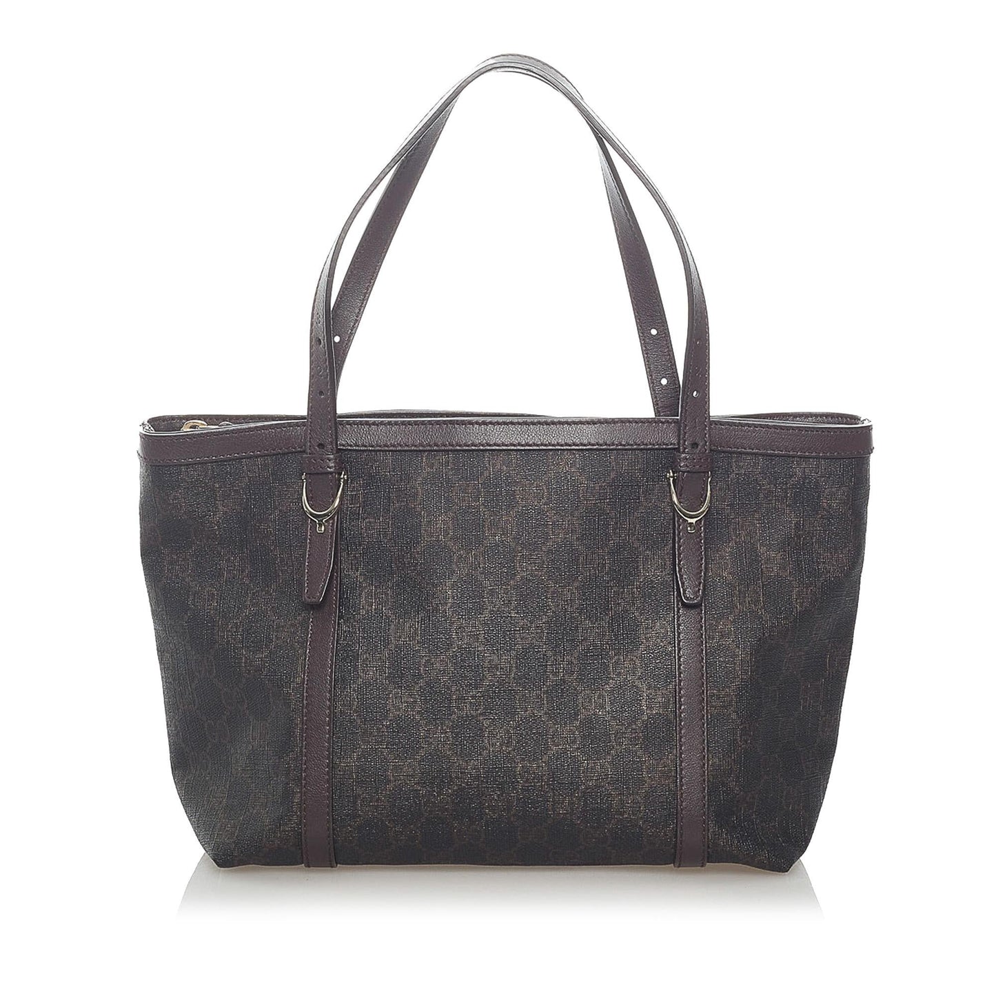 Gucci GG Supreme Nice SHG Canvas Brown Tote Bag