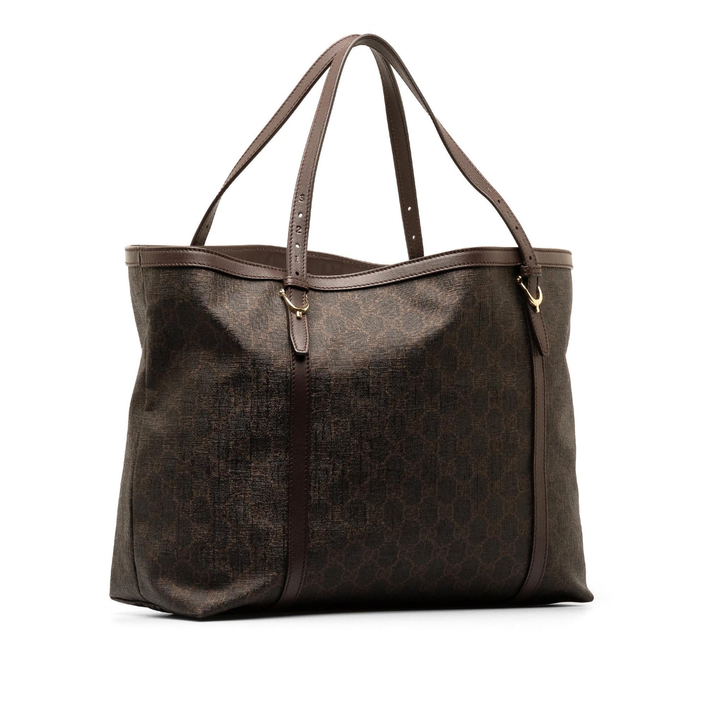 Gucci GG Supreme Nice SHG-NqcTCo Canvas Brown Tote Bag