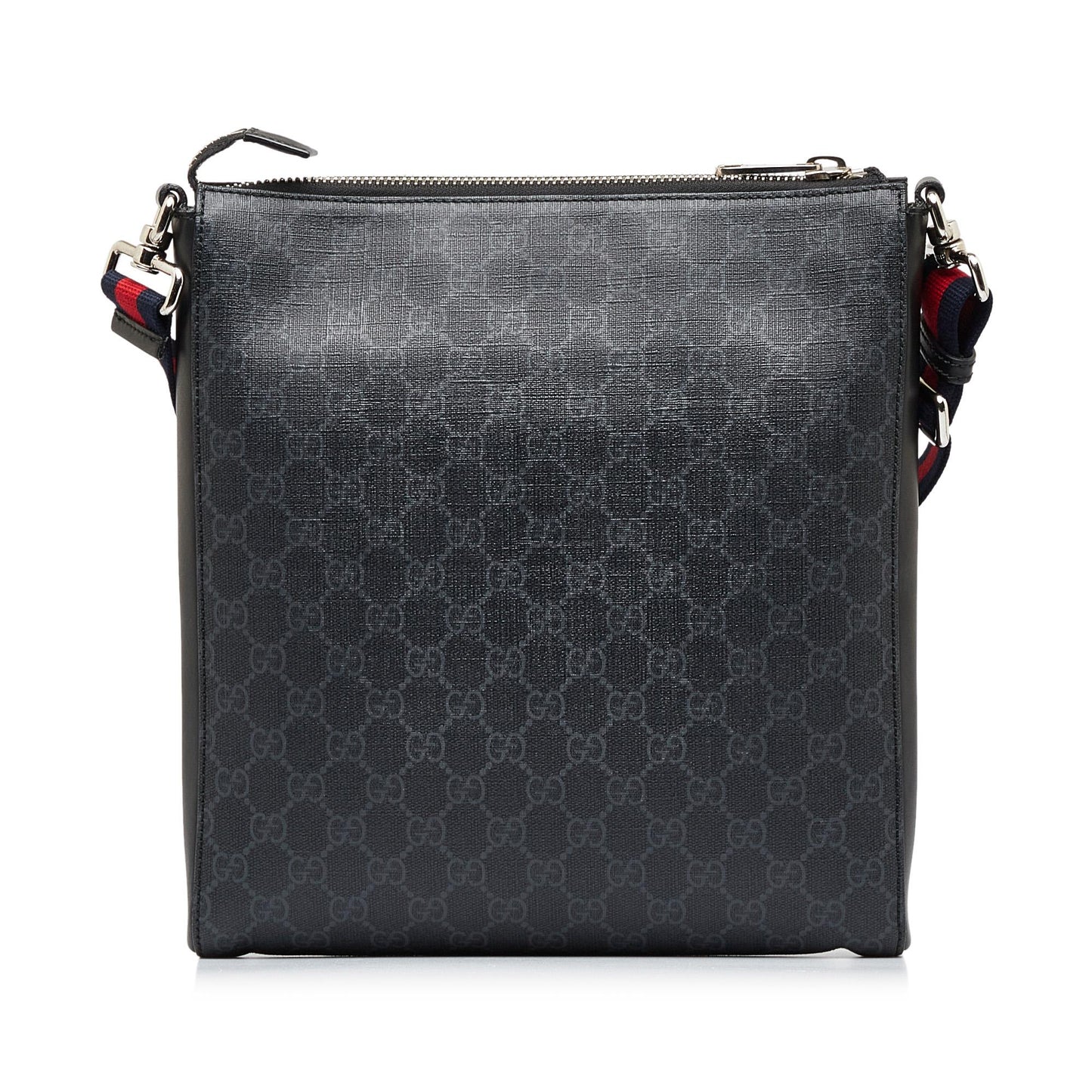 Gucci GG Supreme Night Courier SHG-B87ymk Canvas Black Crossbody Bag