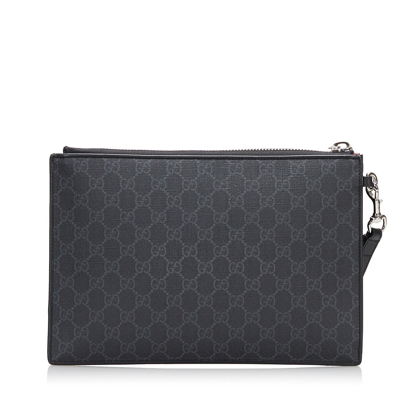 Gucci GG Supreme Night Courrier SHG-tSxlo1 Canvas Black Clutch Bag