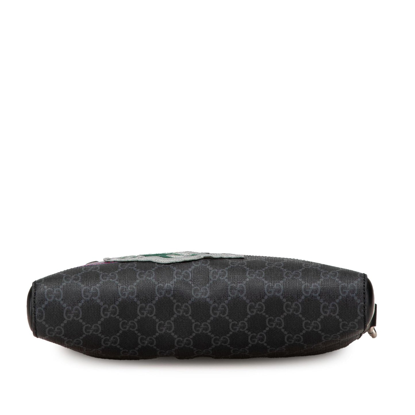 Gucci GG Supreme Night Courrier Canvas Black Crossbody Bag