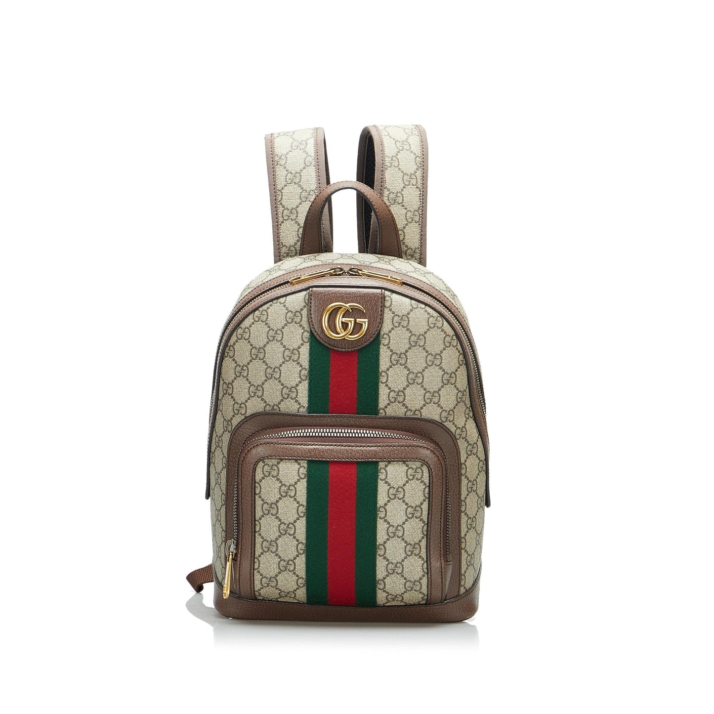 Gucci GG Supreme Ophidia Backpack SHG-ztzY7V Canvas Brown