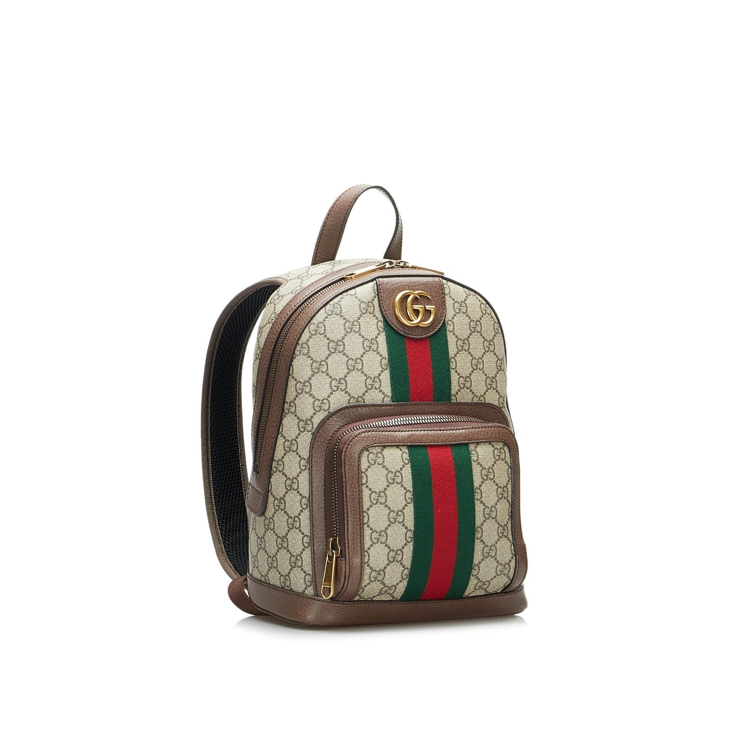 Gucci GG Supreme Ophidia Backpack SHG-ztzY7V Canvas Brown